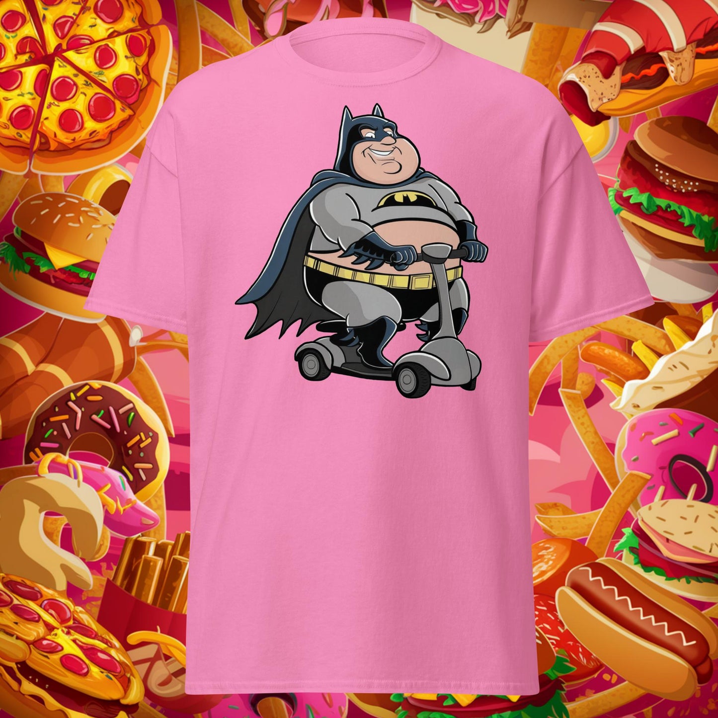 Fatman Fat Superhero Funny Unisex tee Azalea T-shirts Batman Movies Superheroes Next Cult Brand