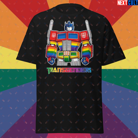 Funny Transgenders Transformers LGBTQ+ Pride Unisex shirt Black T-shirts LGBTQ+ Movies Transformers Next Cult Brand