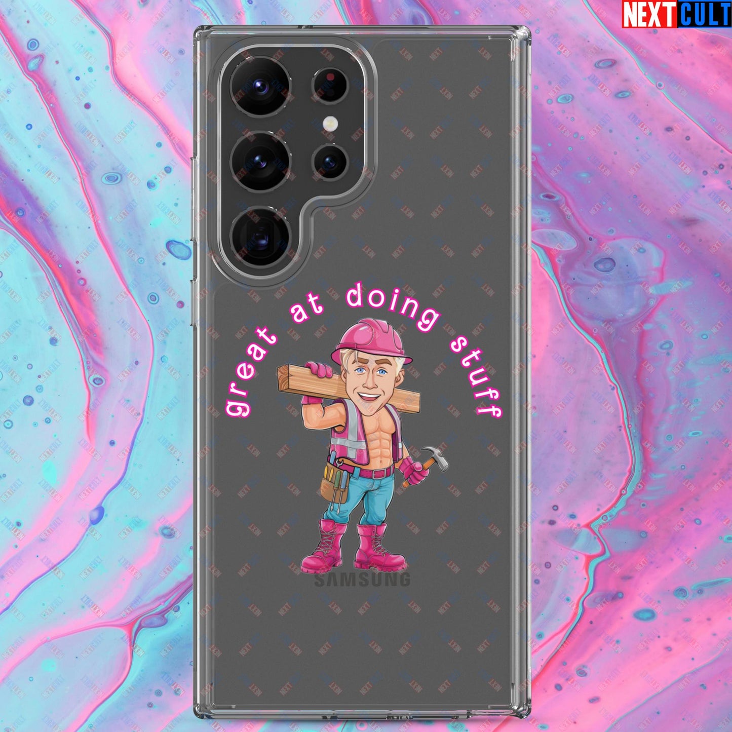 Great at Doing Stuff Ken Barbie Movie Ryan Gosling Funny Clear Case for Samsung Samsung Galaxy S23 Ultra Mobile Phone Cases Next Cult Brand