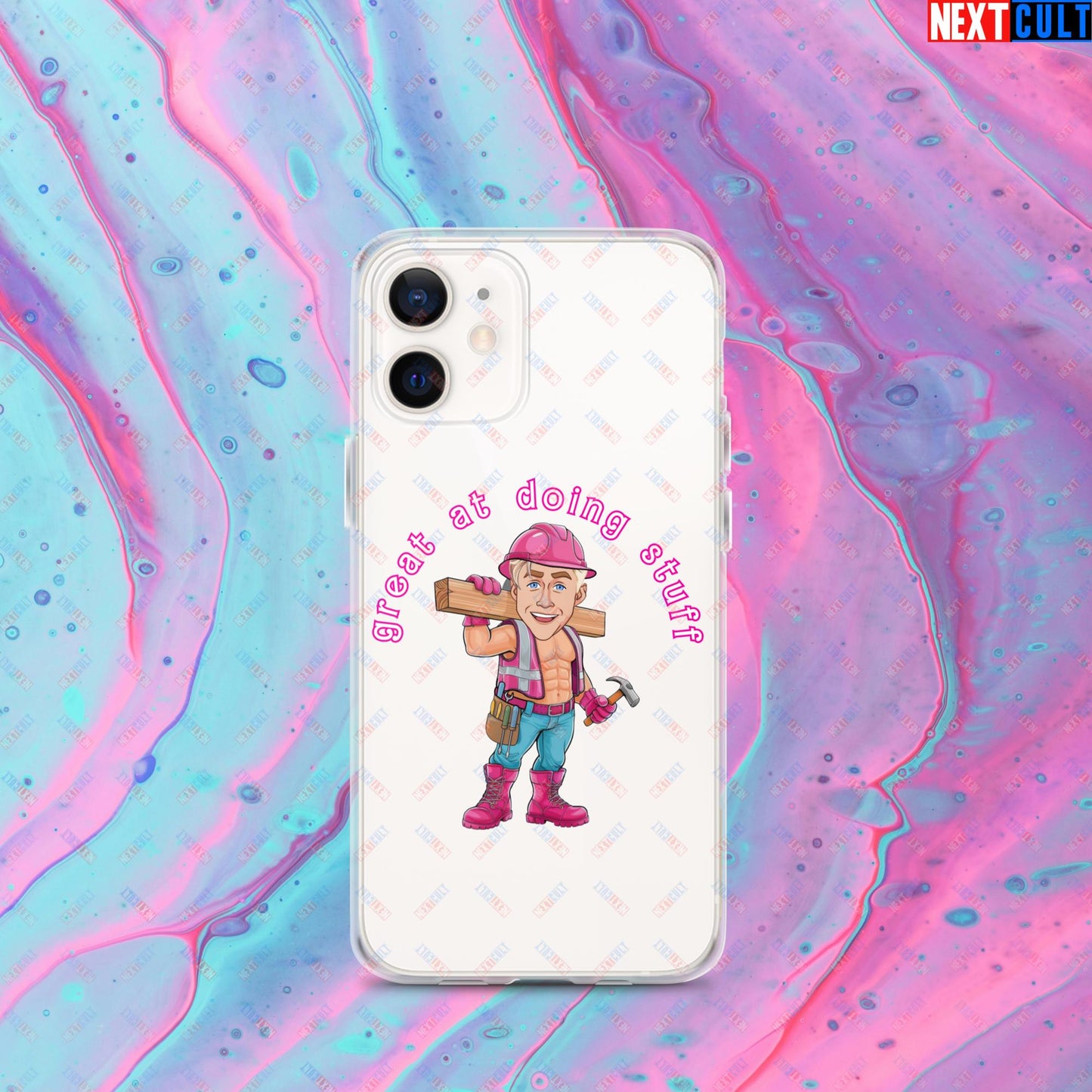 Great at Doing Stuff Ken Barbie Movie Ryan Gosling Funny Clear Case for iPhone iPhone 12 mini Mobile Phone Cases Next Cult Brand