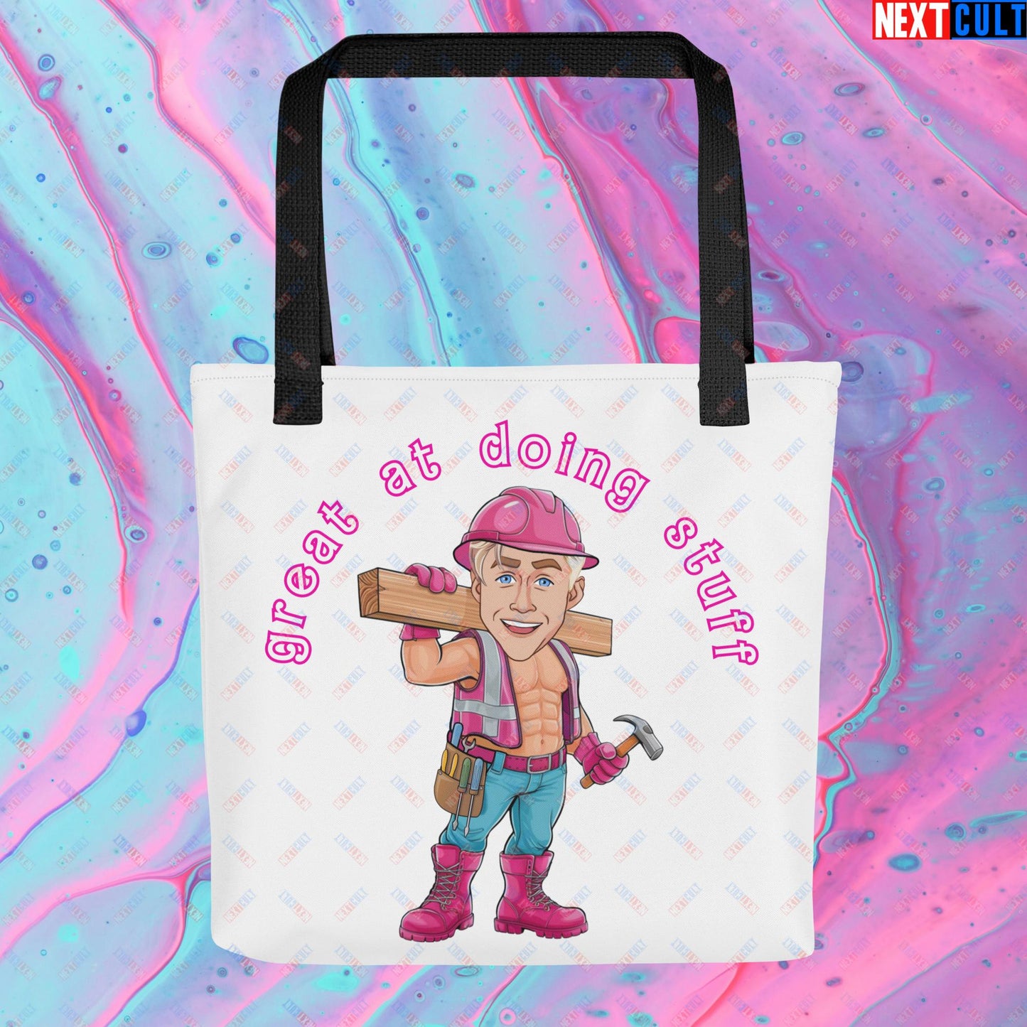 Great at Doing Stuff Ken Barbie Movie Ryan Gosling Funny Tote bag Default Title Bags Next Cult Brand
