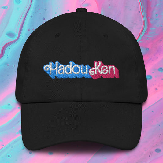 Hadouken Ken Barbie Ryan Gosling Street Fighter Funny Dad hat Black Hats Barbie Ken Movies Street Fighter Video Games Next Cult Brand