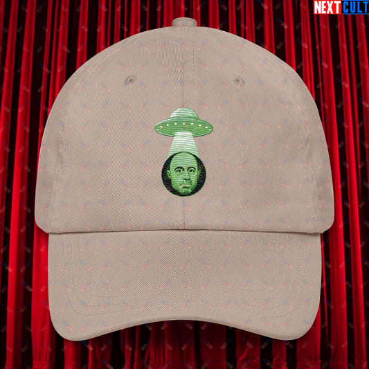 Joe Rogan Alien UFO Abduction Funny Extra-Terrestrial JRE Podcast Dad hat Stone Hats Joe Rogan Podcasts Stand-up Comedy Next Cult Brand