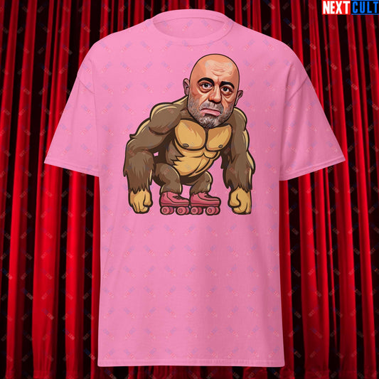 Joe Rogan Ape Roller-Blading Funny JRE Podcast Unisex tee Azalea T-shirts Joe Rogan Podcasts Stand-up Comedy Next Cult Brand