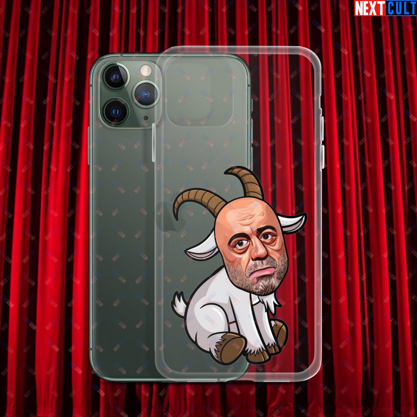 Joe Rogan G.O.A.T. Greatest of All Time Funny Podcast Stand-up Comedy Clear Case for iPhone iPhone 11 Pro Mobile Phone Cases G.O.A.T. Joe Rogan Podcasts Stand-up Comedy Next Cult Brand