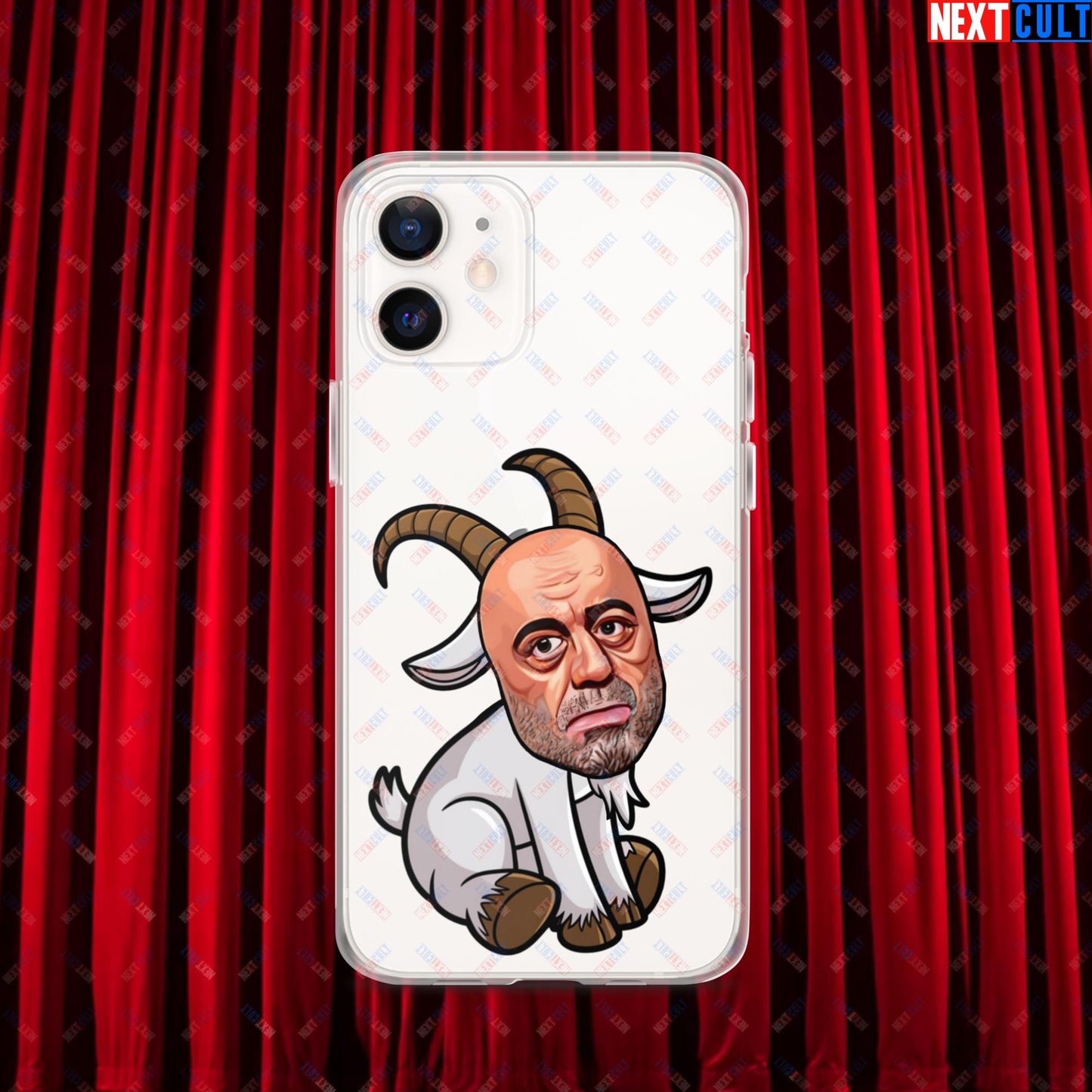 Joe Rogan G.O.A.T. Greatest of All Time Funny Podcast Stand-up Comedy Clear Case for iPhone iPhone 12 Mobile Phone Cases G.O.A.T. Joe Rogan Podcasts Stand-up Comedy Next Cult Brand
