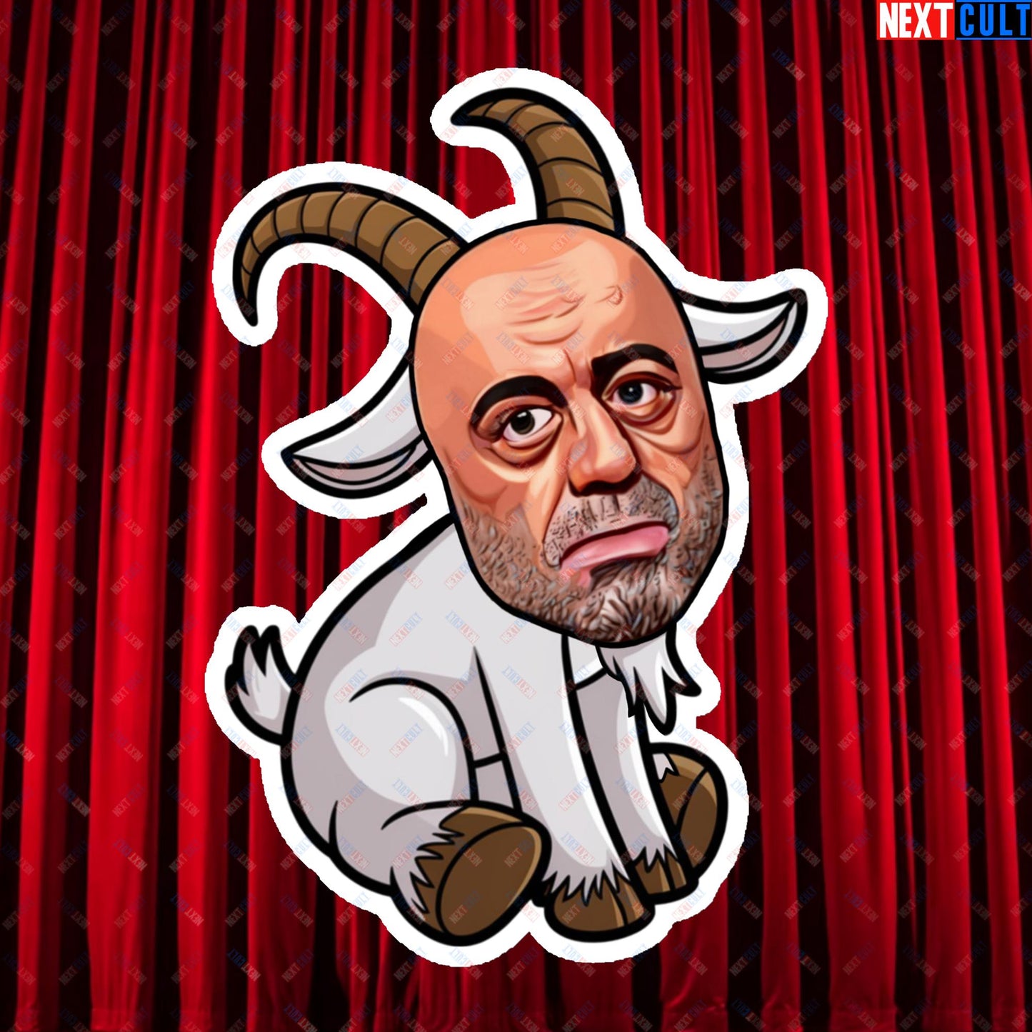 Joe Rogan G.O.A.T. Greatest of All Time Funny Podcast Stand-up Comedy Magnet 6″×6″ Magnets G.O.A.T. Joe Rogan Podcasts Stand-up Comedy Next Cult Brand