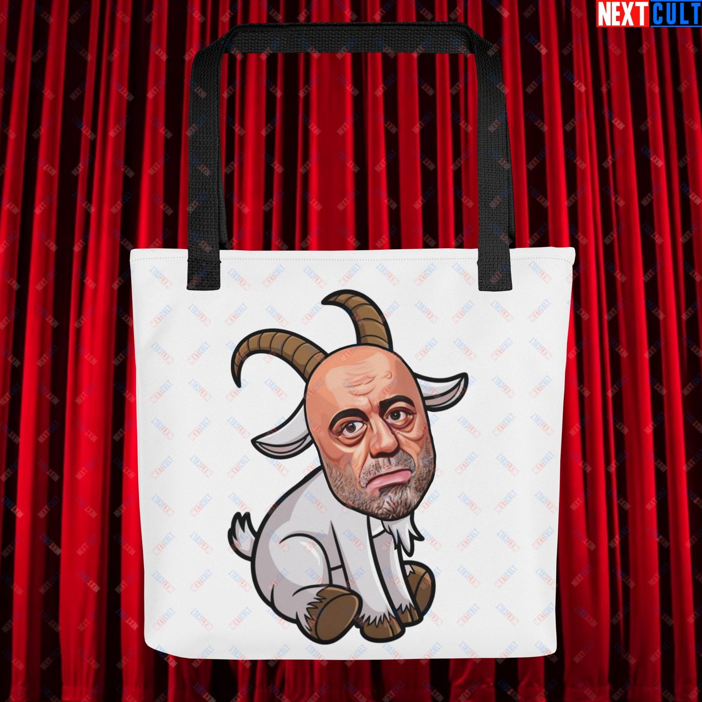Joe Rogan G.O.A.T. Greatest of All Time Funny Podcast Stand-up Comedy Tote bag Default Title Bags G.O.A.T. Joe Rogan Podcasts Stand-up Comedy Next Cult Brand