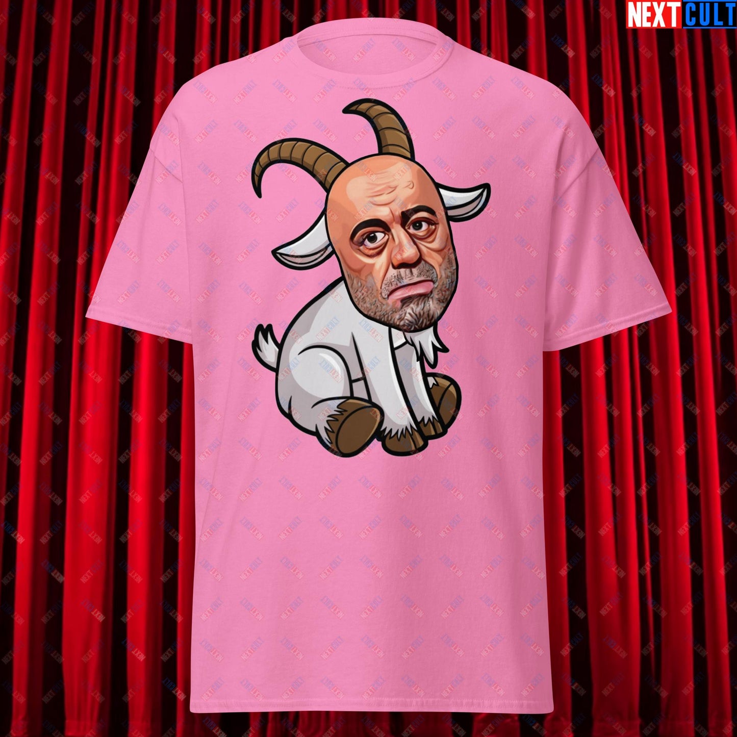 Joe Rogan G.O.A.T. Greatest of All Time Funny Podcast Stand-up Comedy Unisex tee Azalea T-shirts G.O.A.T. Joe Rogan Podcasts Stand-up Comedy Next Cult Brand