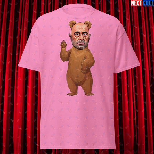 Joe Rogan Grizzly Bear Rogie Bear Funny JRE Podcast Unisex tee Azalea T-shirts Joe Rogan Podcasts Stand-up Comedy Next Cult Brand