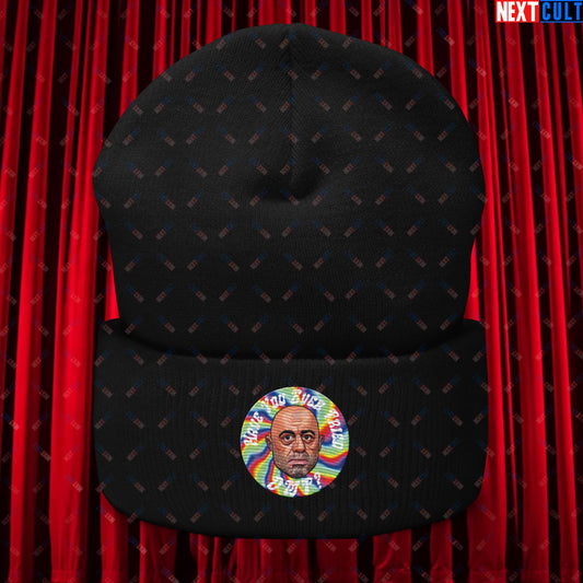 Joe Rogan Have You Ever Tried DMT Funny JRE Podcast Cuffed Beanie Black Hats Joe Rogan Podcasts Stand-up Comedy Next Cult Brand