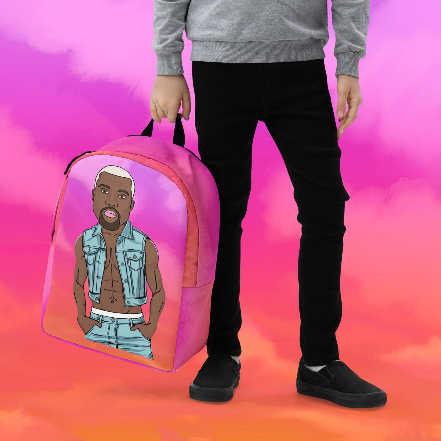 Kanye West Ye Yeezy Hip Hop Backpack Default Title Bags Kanye West Music Next Cult Brand