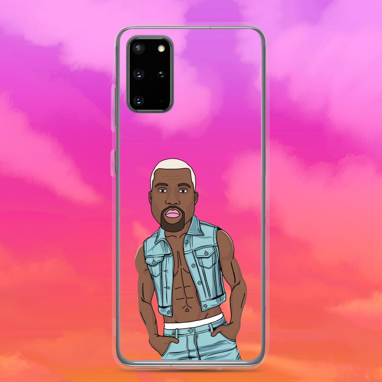 Kanye West Ye Yeezy Hip Hop Clear Case for Samsung Samsung Galaxy S20 Plus Mobile Phone Cases Kanye West Music Next Cult Brand