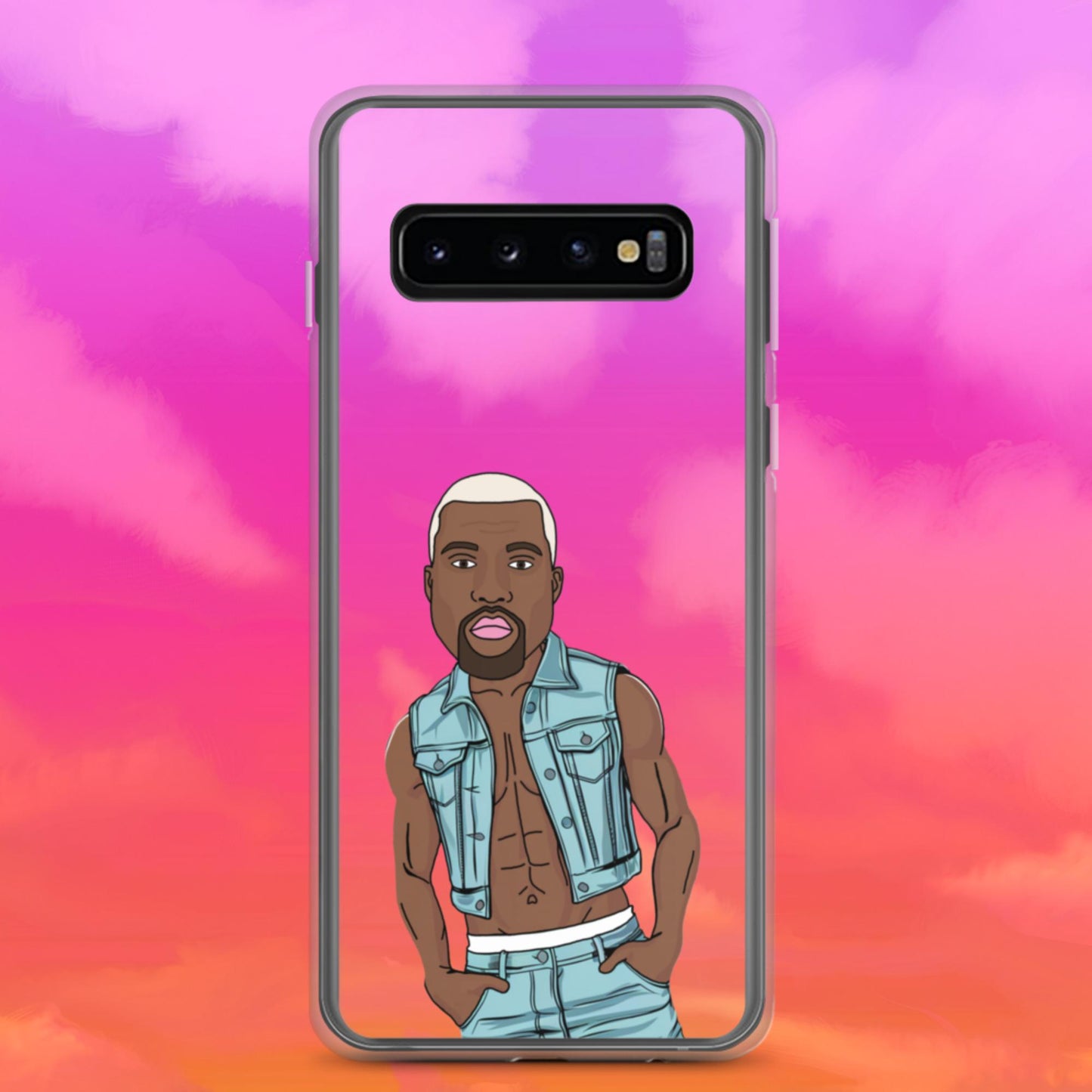 Kanye West Ye Yeezy Hip Hop Clear Case for Samsung Samsung Galaxy S10 Mobile Phone Cases Kanye West Music Next Cult Brand