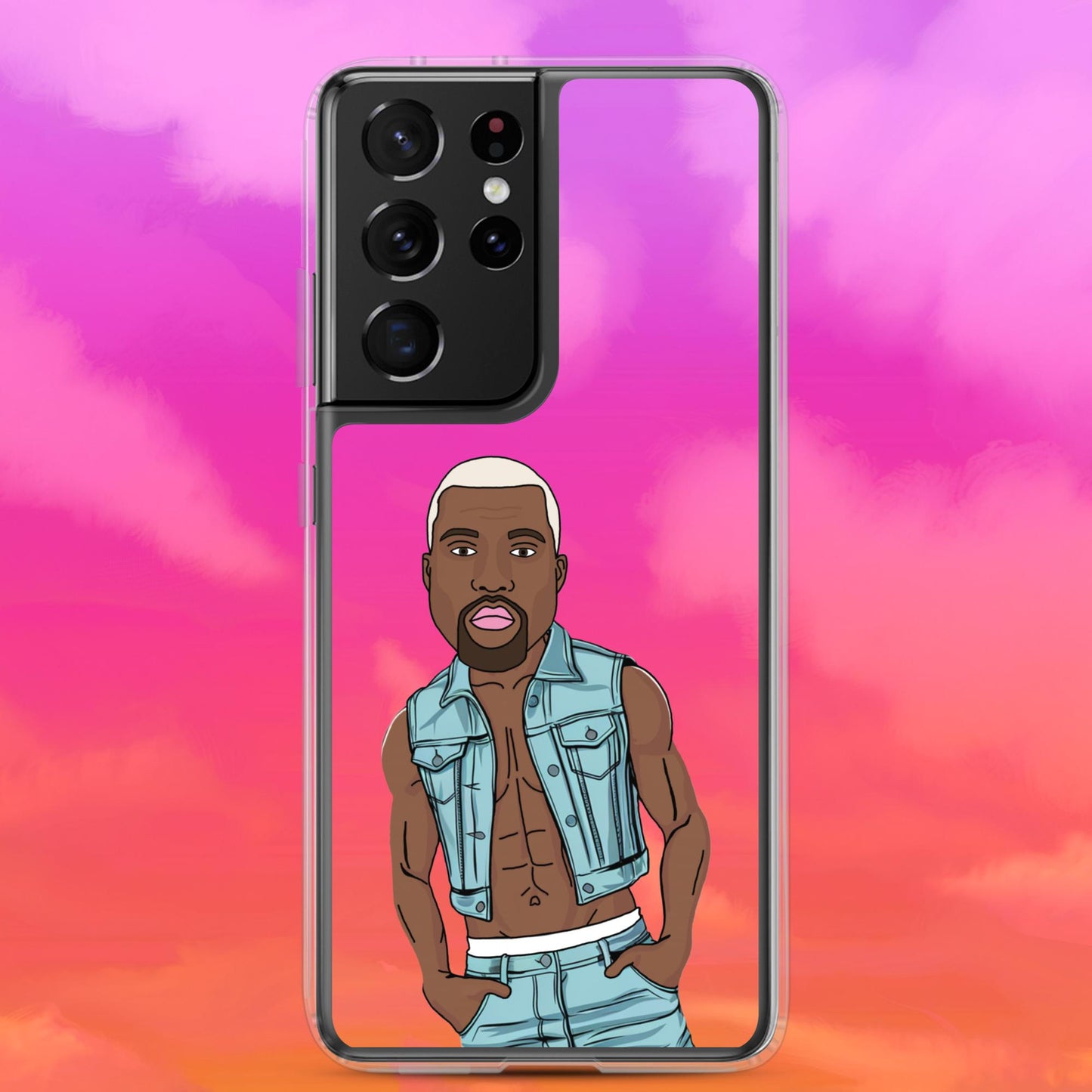 Kanye West Ye Yeezy Hip Hop Clear Case for Samsung Samsung Galaxy S21 Ultra Mobile Phone Cases Kanye West Music Next Cult Brand