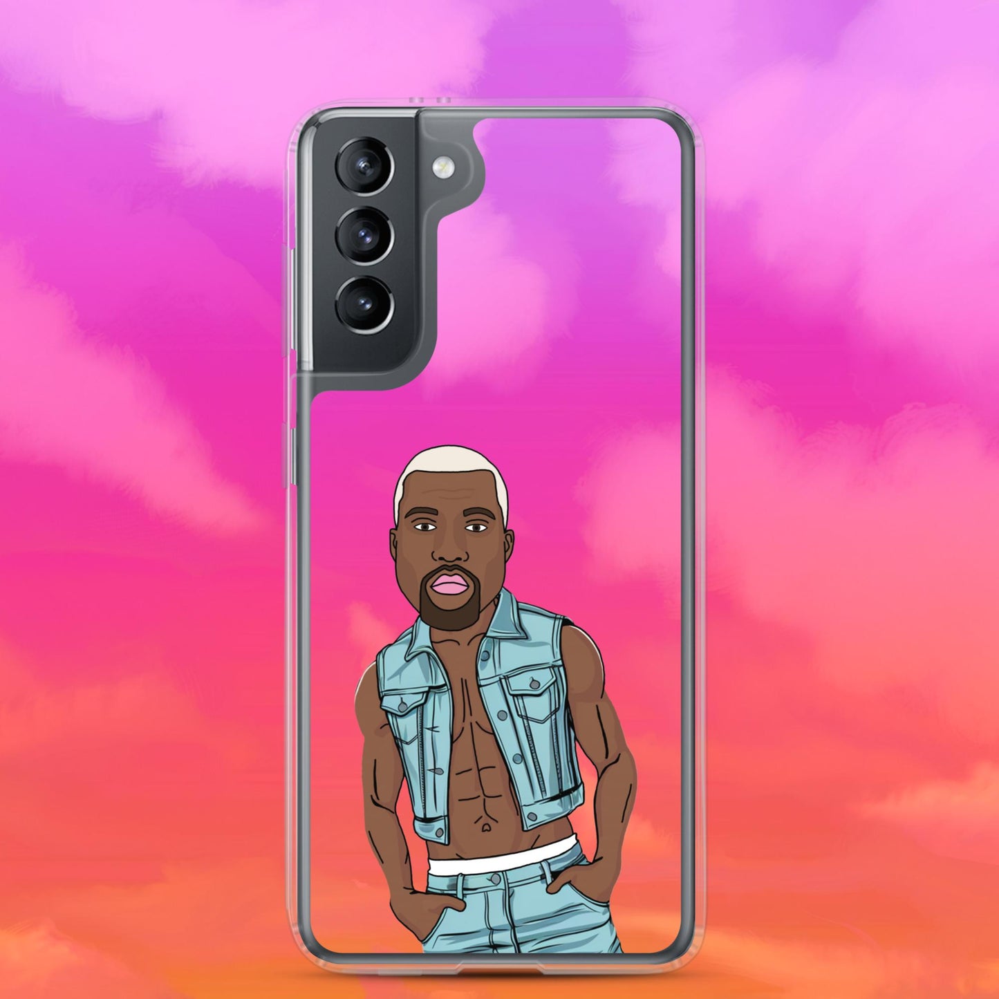 Kanye West Ye Yeezy Hip Hop Clear Case for Samsung Samsung Galaxy S21 Mobile Phone Cases Kanye West Music Next Cult Brand