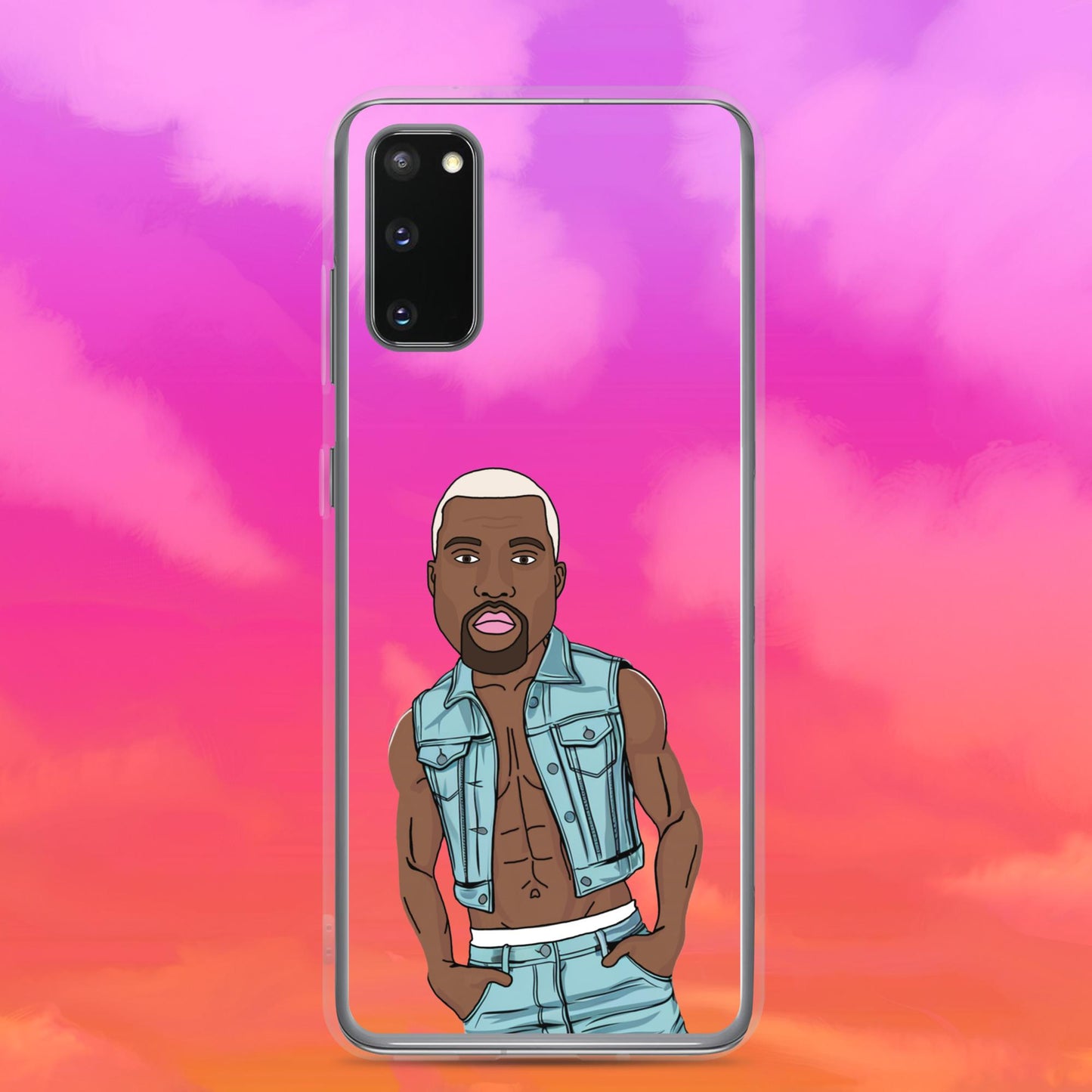 Kanye West Ye Yeezy Hip Hop Clear Case for Samsung Samsung Galaxy S20 Mobile Phone Cases Kanye West Music Next Cult Brand