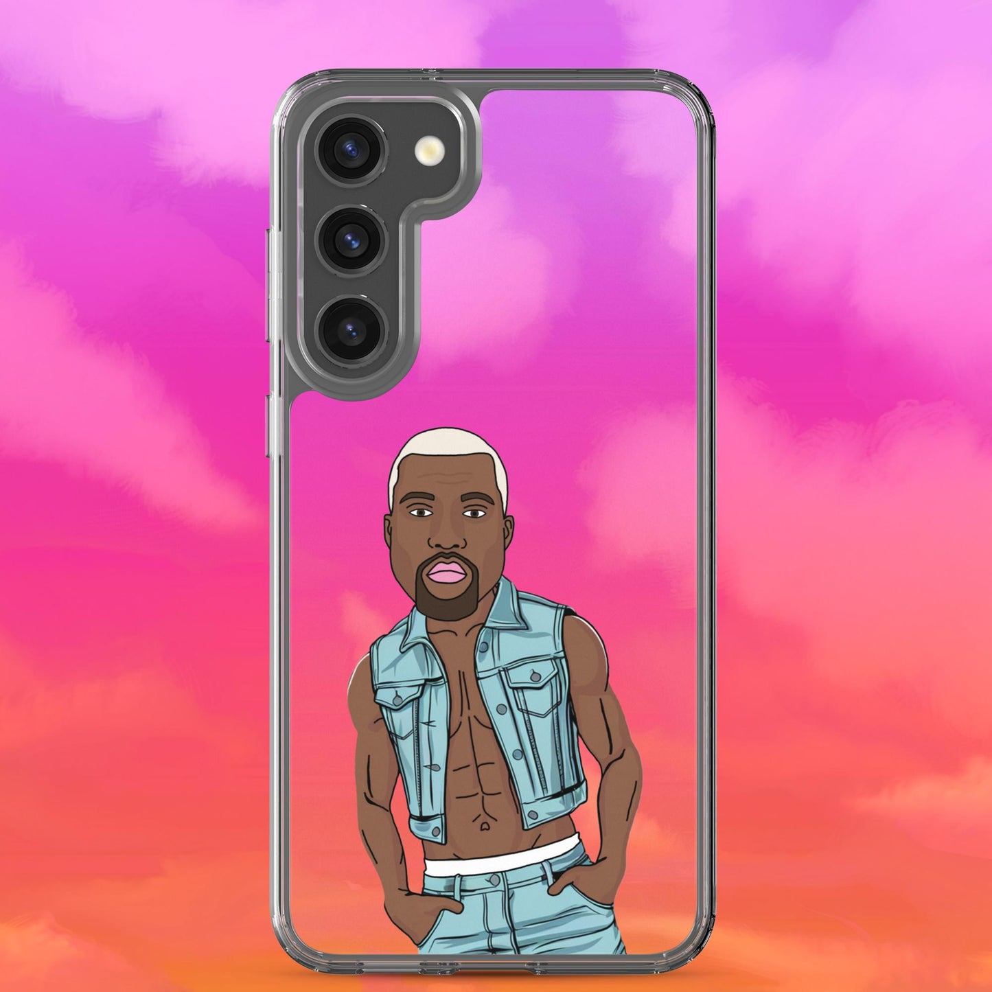 Kanye West Ye Yeezy Hip Hop Clear Case for Samsung Samsung Galaxy S23 Plus Mobile Phone Cases Kanye West Music Next Cult Brand