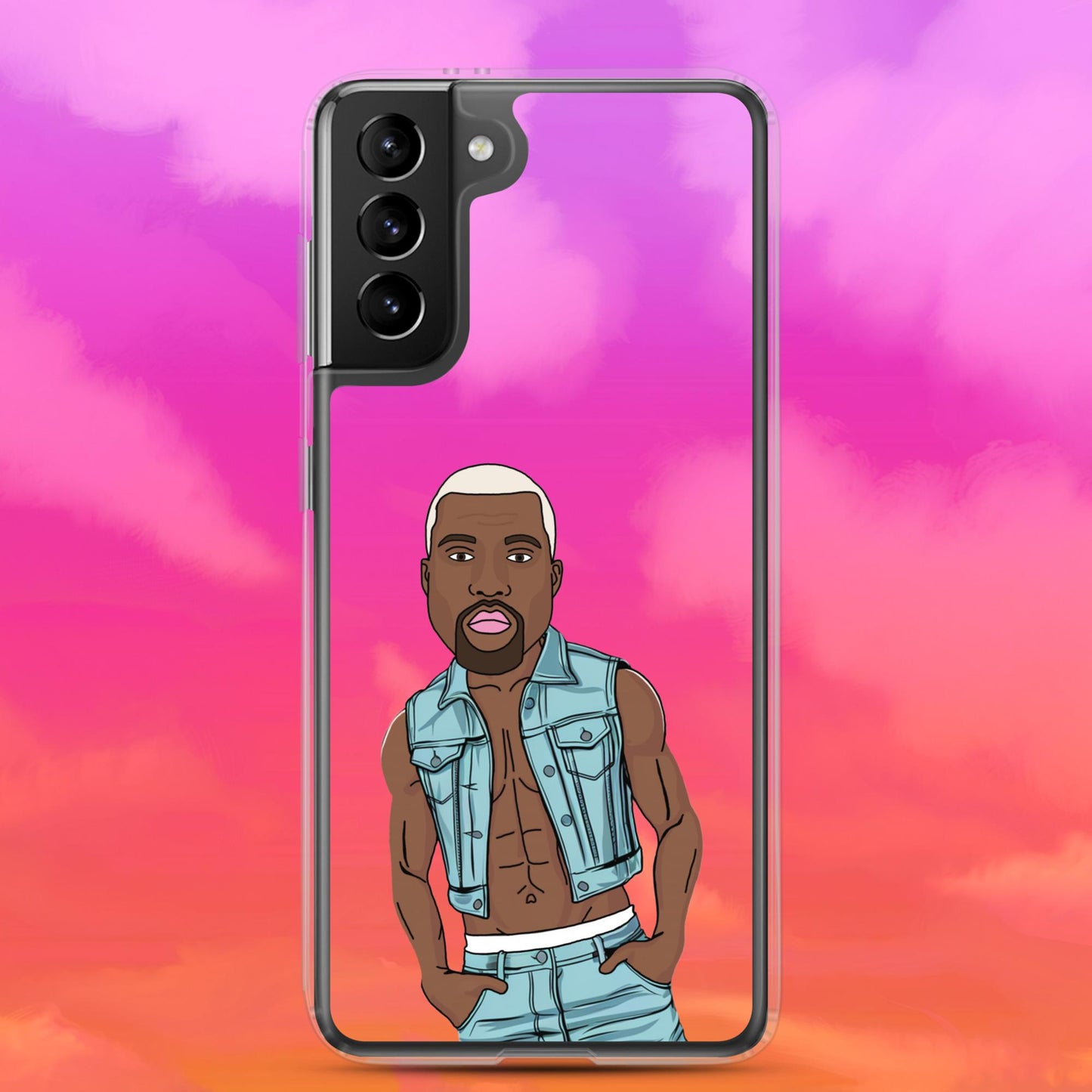 Kanye West Ye Yeezy Hip Hop Clear Case for Samsung Samsung Galaxy S21 Plus Mobile Phone Cases Kanye West Music Next Cult Brand