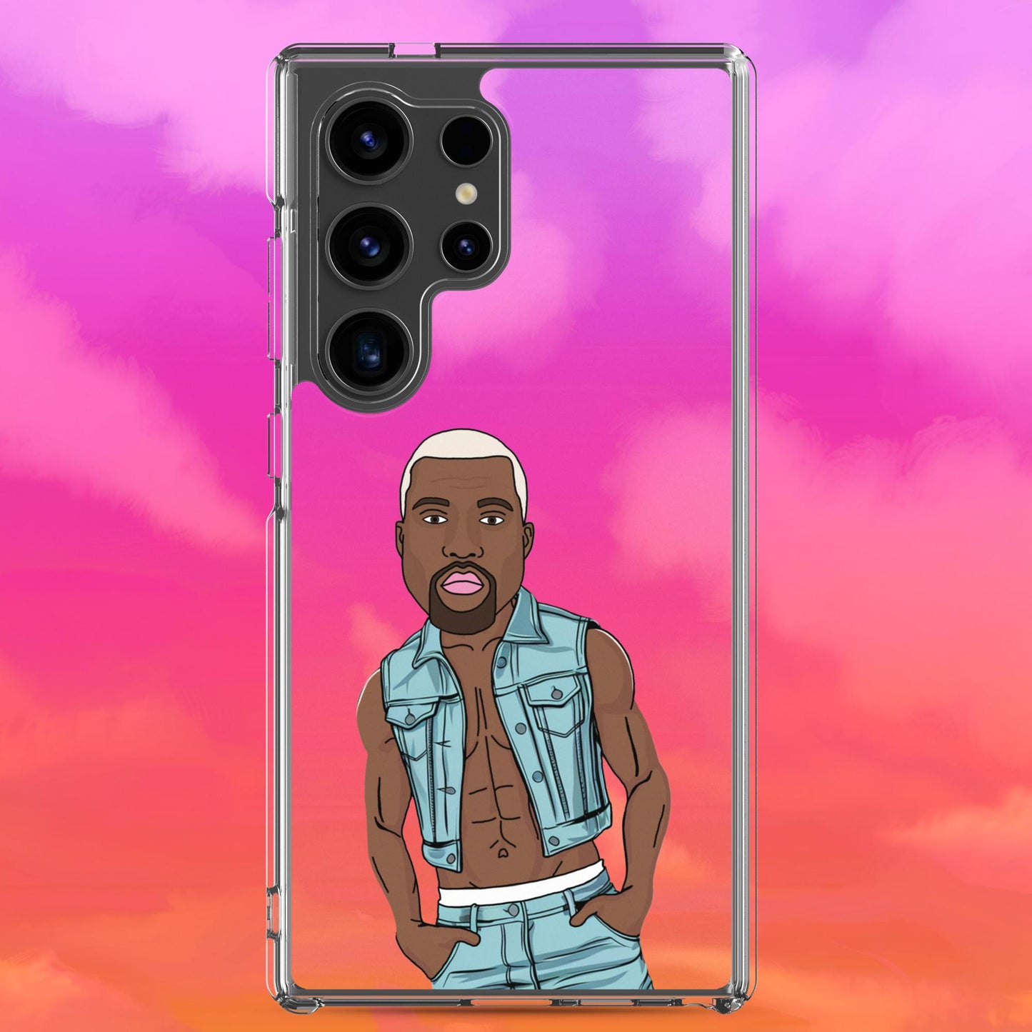 Kanye West Ye Yeezy Hip Hop Clear Case for Samsung Samsung Galaxy S24 Ultra Mobile Phone Cases Kanye West Music Next Cult Brand