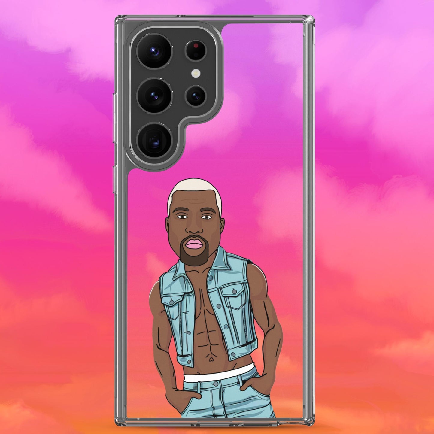 Kanye West Ye Yeezy Hip Hop Clear Case for Samsung Samsung Galaxy S23 Ultra Mobile Phone Cases Kanye West Music Next Cult Brand