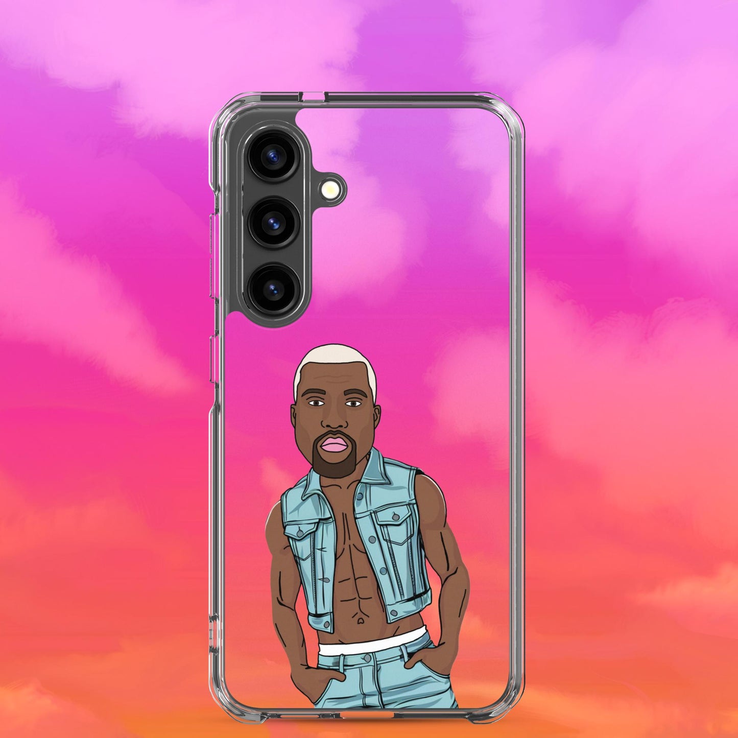 Kanye West Ye Yeezy Hip Hop Clear Case for Samsung Samsung Galaxy S24 Mobile Phone Cases Kanye West Music Next Cult Brand