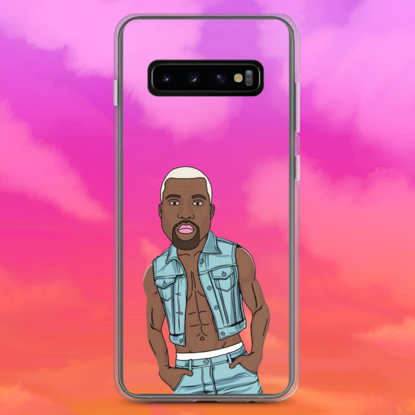 Kanye West Ye Yeezy Hip Hop Clear Case for Samsung Samsung Galaxy S10+ Mobile Phone Cases Kanye West Music Next Cult Brand