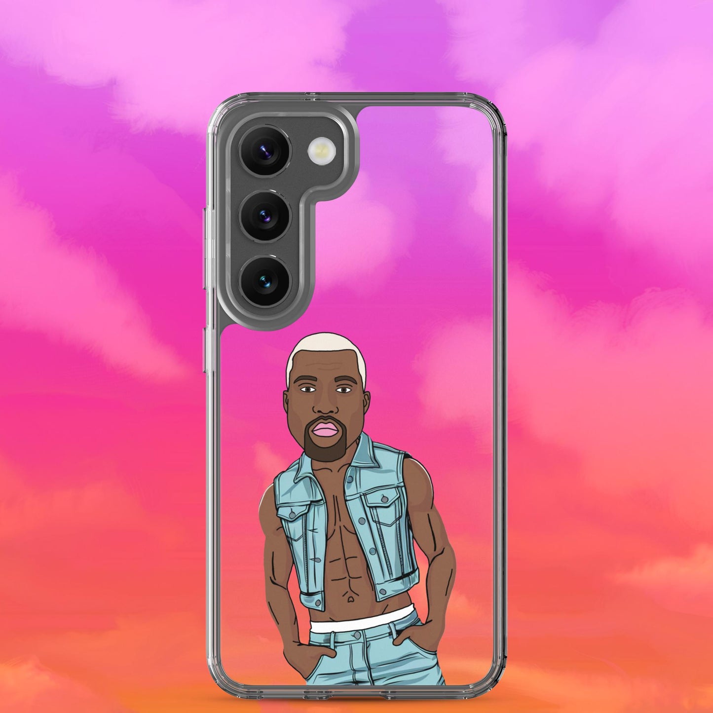 Kanye West Ye Yeezy Hip Hop Clear Case for Samsung Samsung Galaxy S23 Mobile Phone Cases Kanye West Music Next Cult Brand