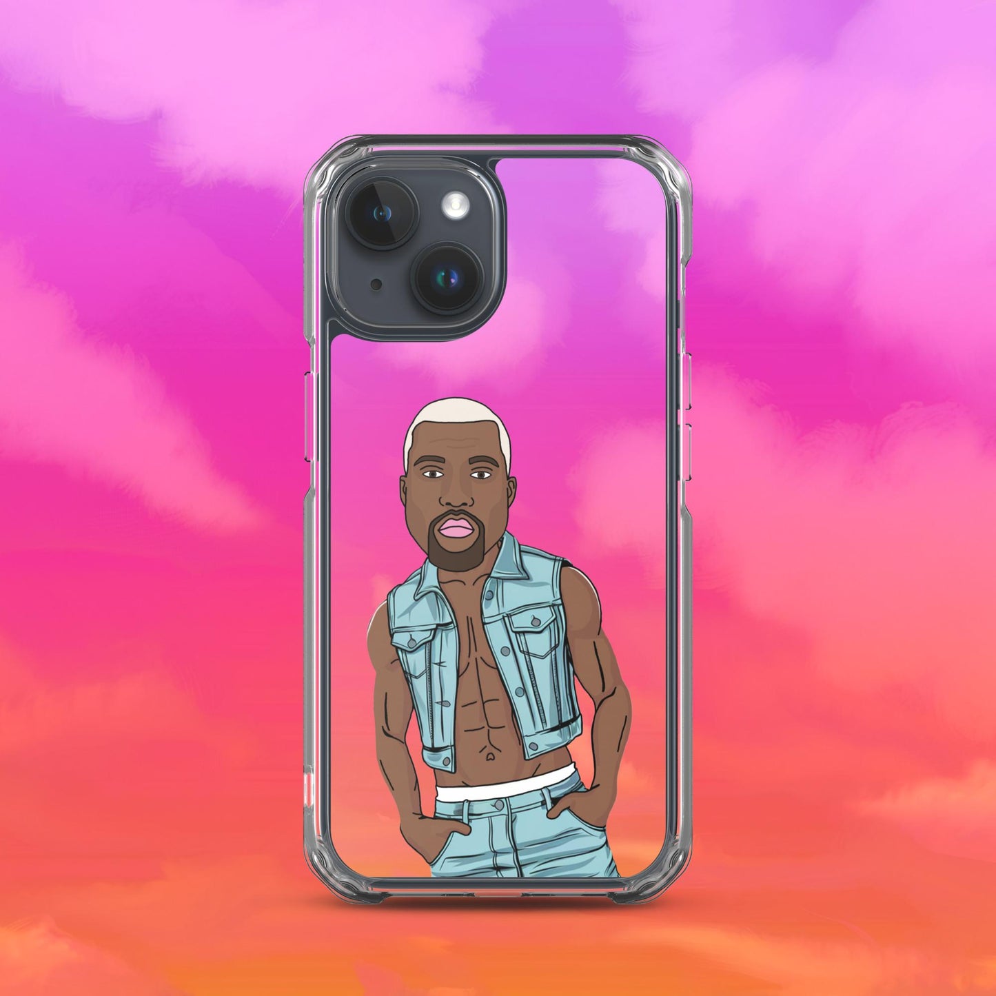 Kanye West Ye Yeezy Hip Hop Clear Case for iPhone iPhone 15 Mobile Phone Cases Kanye West Music Next Cult Brand