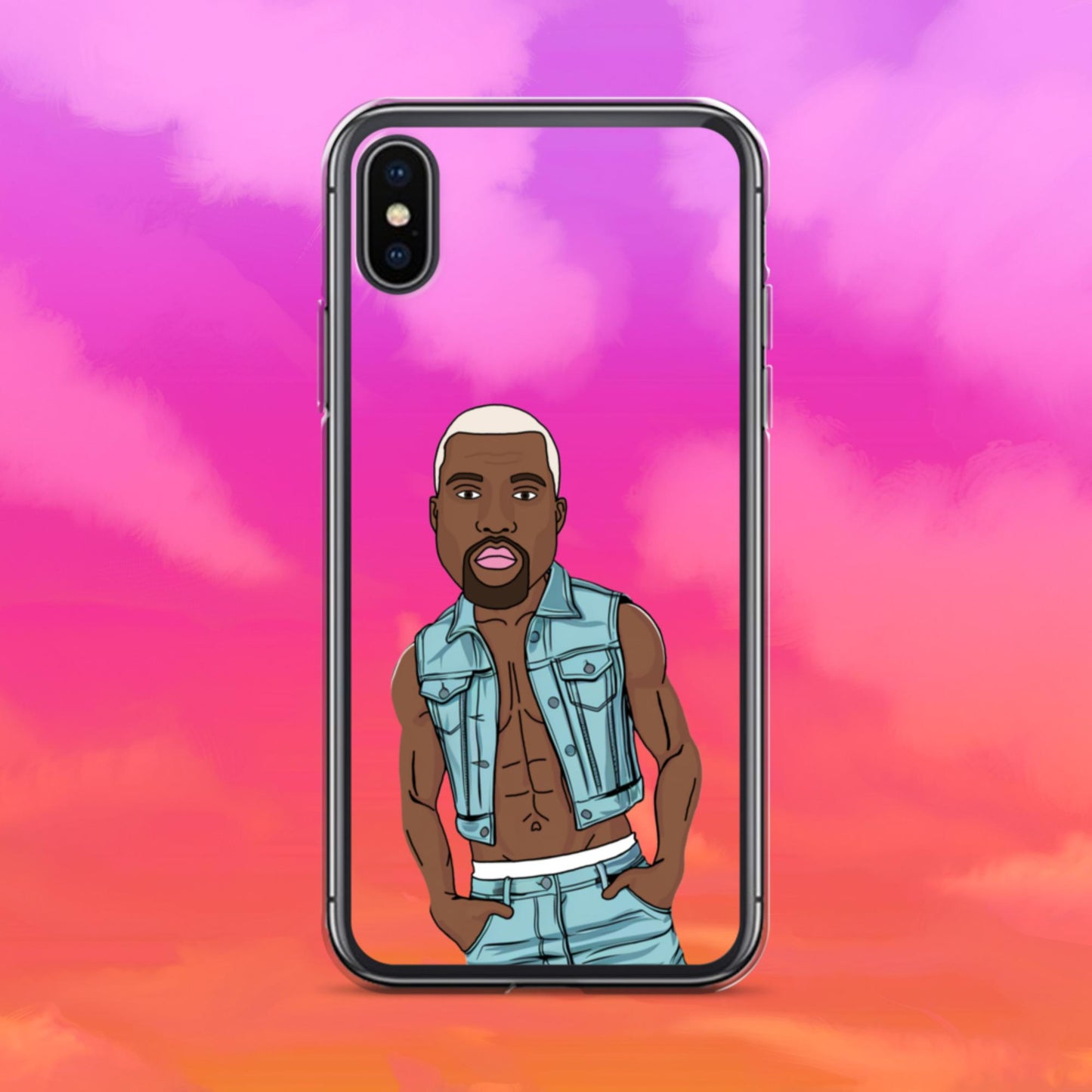 Kanye West Ye Yeezy Hip Hop Clear Case for iPhone iPhone X XS Mobile Phone Cases Kanye West Music Next Cult Brand