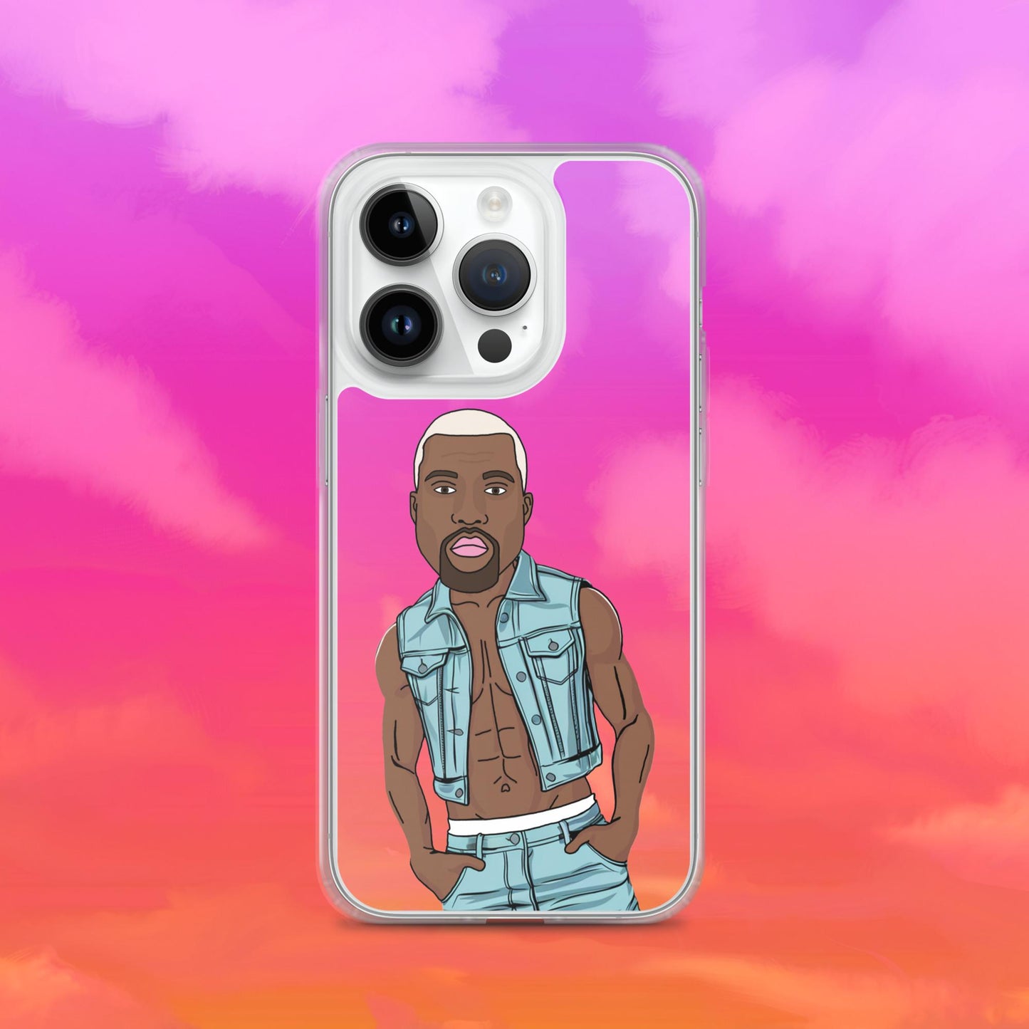Kanye West Ye Yeezy Hip Hop Clear Case for iPhone iPhone 14 Pro Mobile Phone Cases Kanye West Music Next Cult Brand