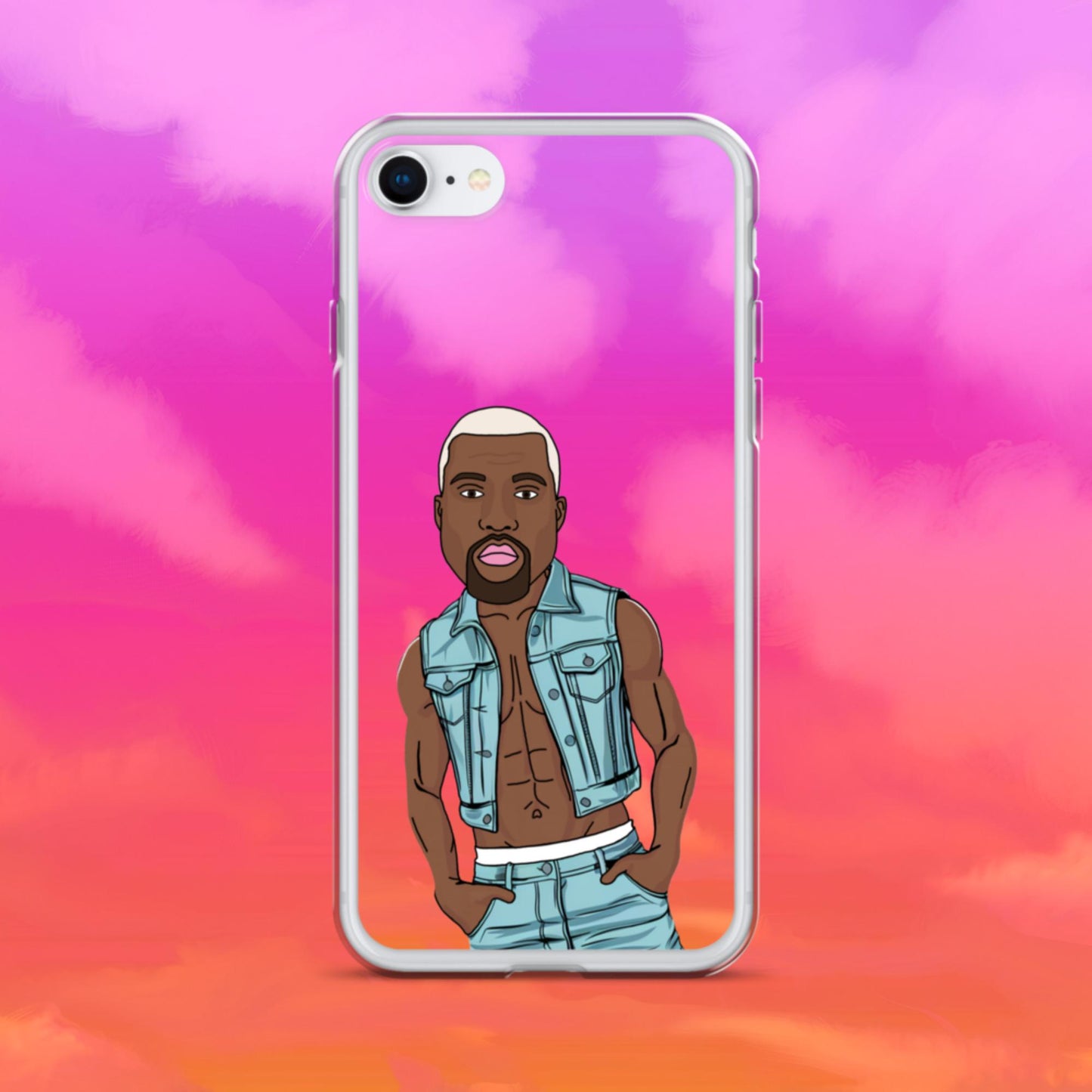 Kanye West Ye Yeezy Hip Hop Clear Case for iPhone iPhone 7 8 Mobile Phone Cases Kanye West Music Next Cult Brand