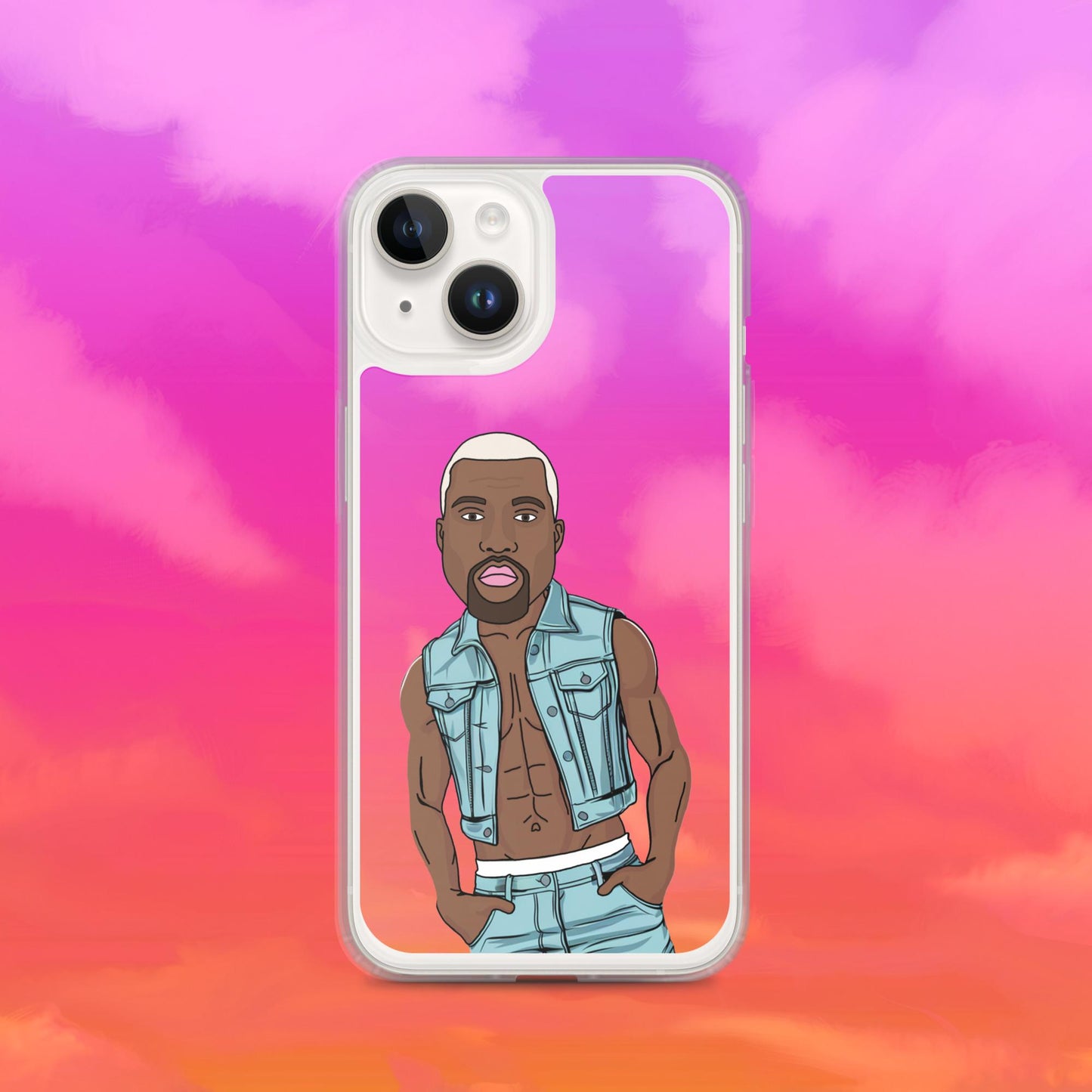 Kanye West Ye Yeezy Hip Hop Clear Case for iPhone iPhone 14 Mobile Phone Cases Kanye West Music Next Cult Brand