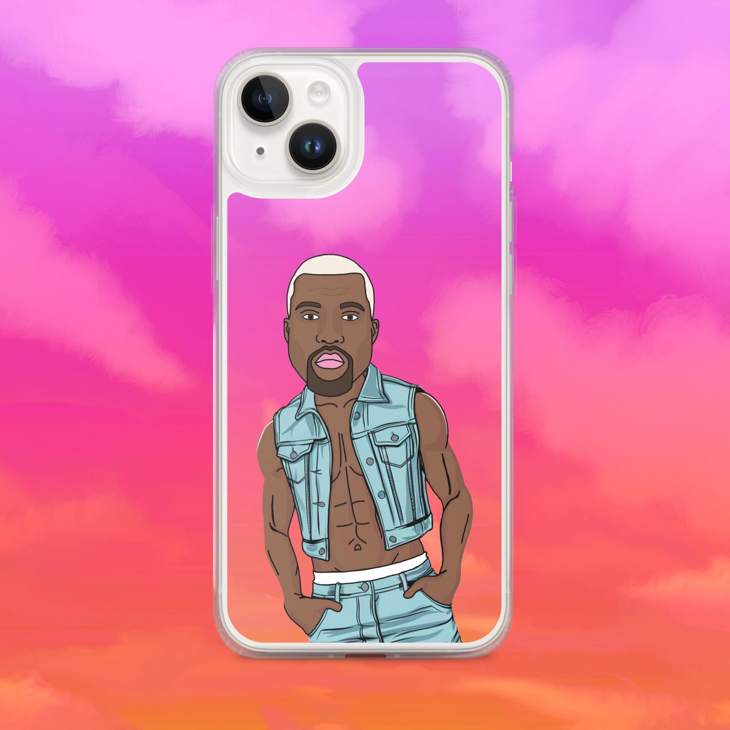 Kanye West Ye Yeezy Hip Hop Clear Case for iPhone iPhone 14 Plus Mobile Phone Cases Kanye West Music Next Cult Brand