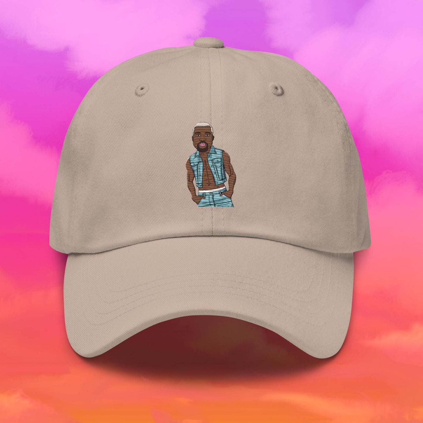 Kanye West Ye Yeezy Hip Hop Dad hat Stone Hats Kanye West Music Next Cult Brand