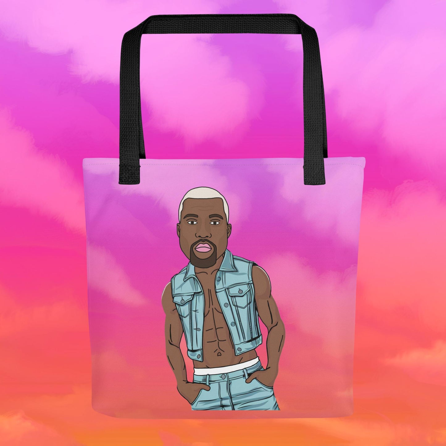 Kanye West Ye Yeezy Hip Hop Tote bag Default Title Bags Kanye West Music Next Cult Brand