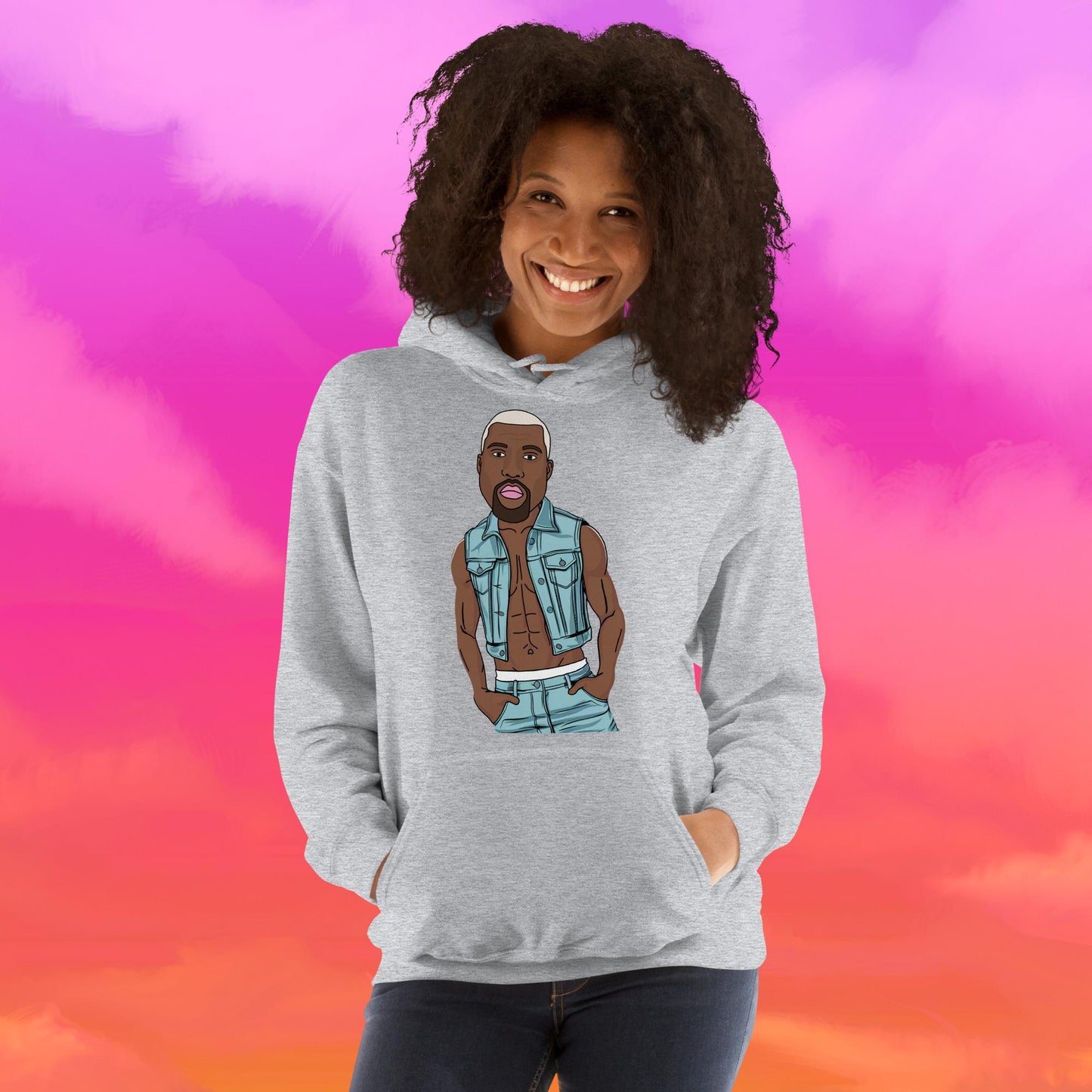Kanye West Ye Yeezy Hip Hop Unisex Hoodie Sport Grey Hoodies Kanye West Music Next Cult Brand