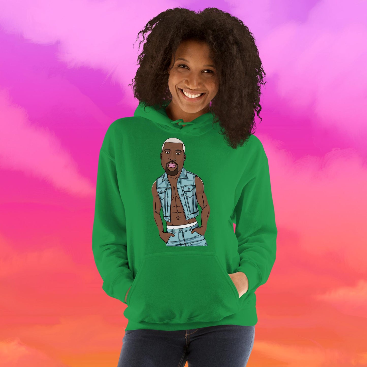 Kanye West Ye Yeezy Hip Hop Unisex Hoodie Irish Green Hoodies Kanye West Music Next Cult Brand
