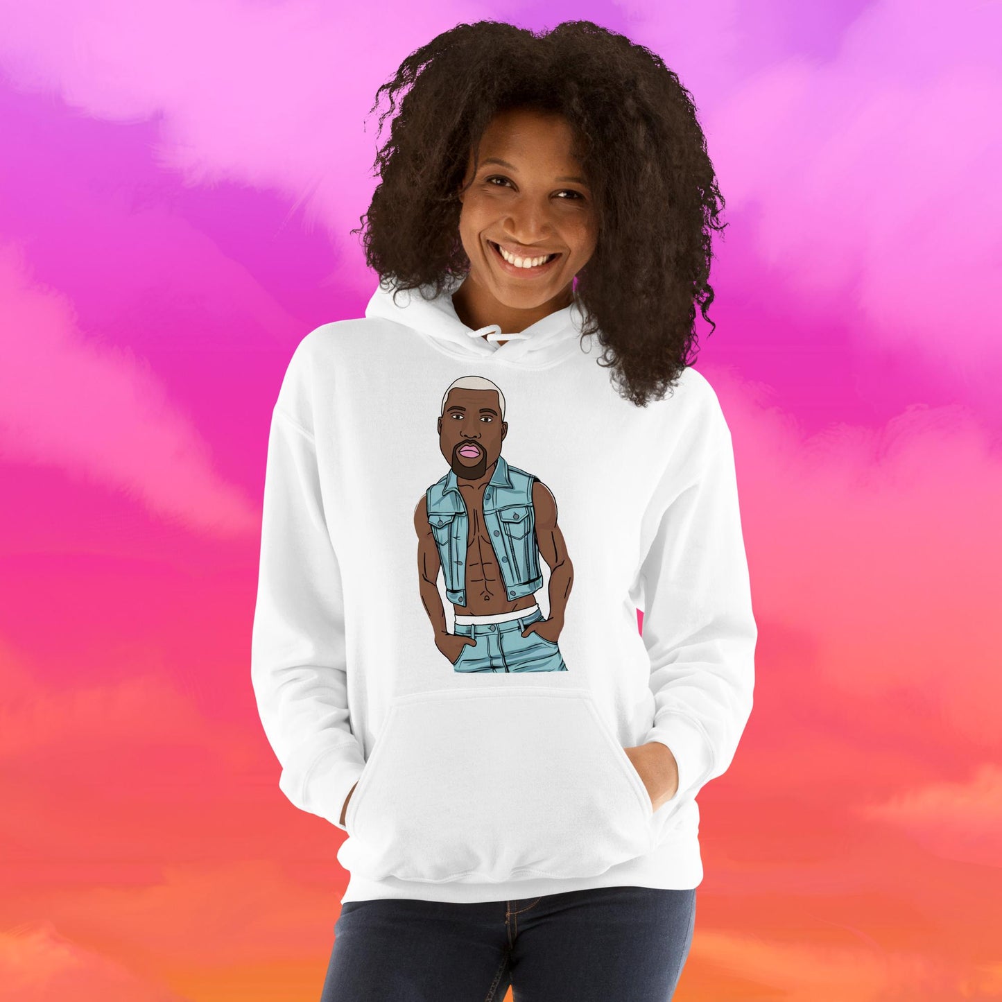 Kanye West Ye Yeezy Hip Hop Unisex Hoodie White Hoodies Kanye West Music Next Cult Brand