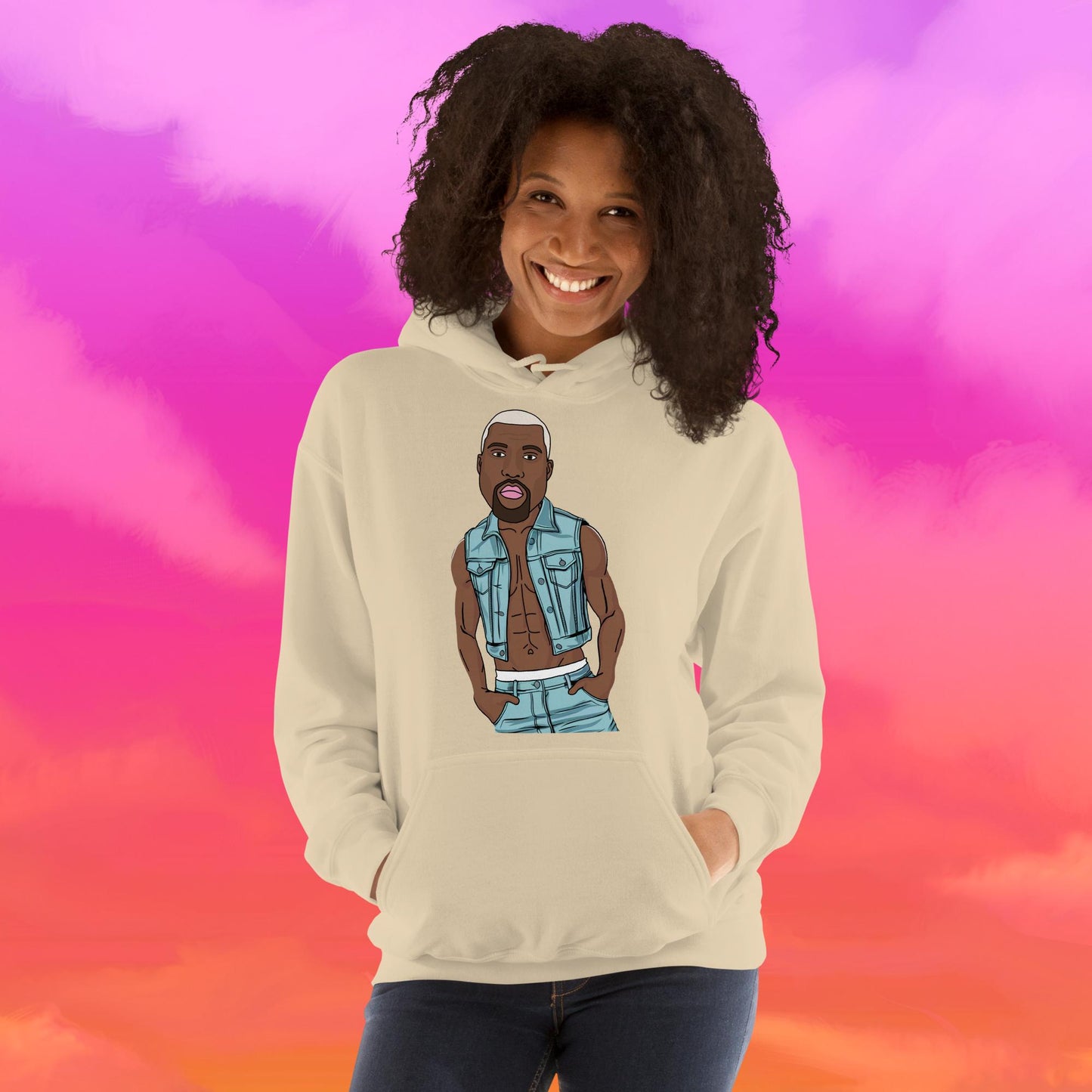 Kanye West Ye Yeezy Hip Hop Unisex Hoodie Sand Hoodies Kanye West Music Next Cult Brand