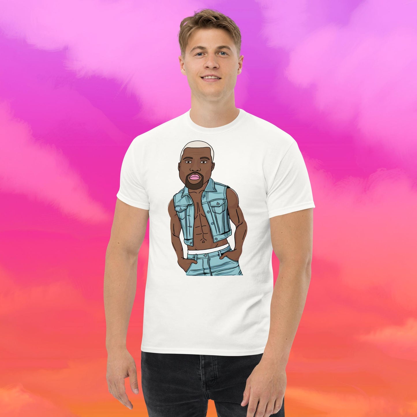 Kanye West Ye Yeezy Hip Hop tee White T-shirts Kanye West Music Next Cult Brand