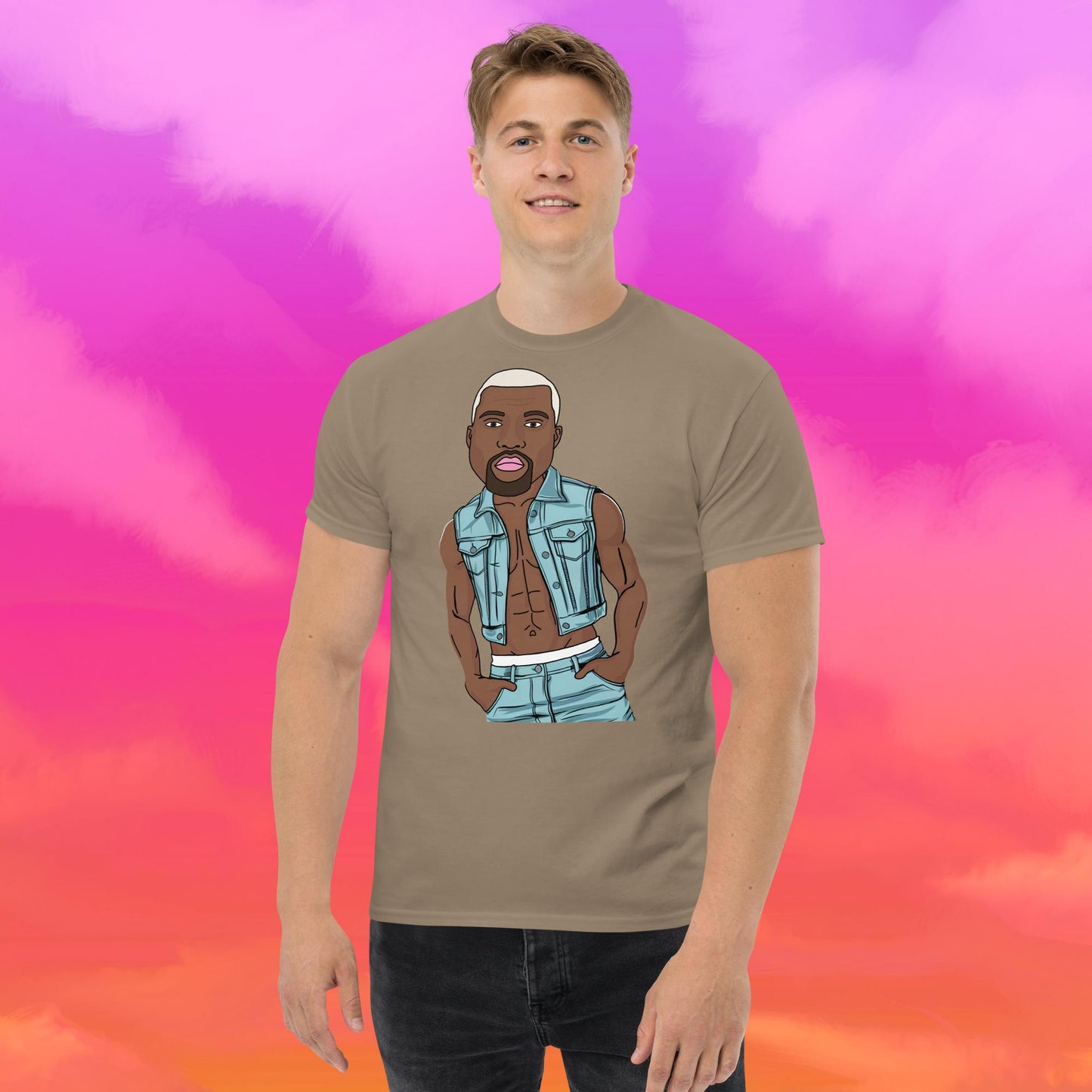 Kanye West Ye Yeezy Hip Hop tee Brown Savana T-shirts Kanye West Music Next Cult Brand