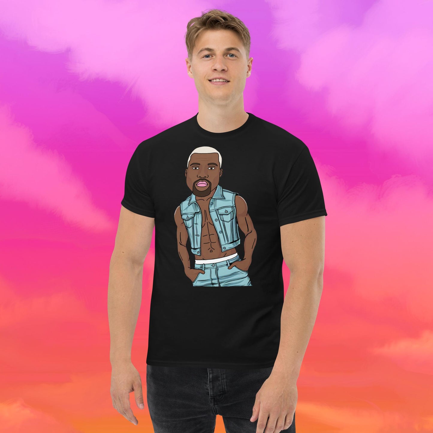 Kanye West Ye Yeezy Hip Hop tee Black T-shirts Kanye West Music Next Cult Brand