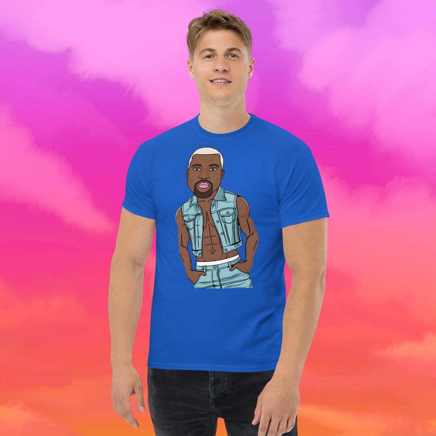 Kanye West Ye Yeezy Hip Hop tee Royal T-shirts Kanye West Music Next Cult Brand
