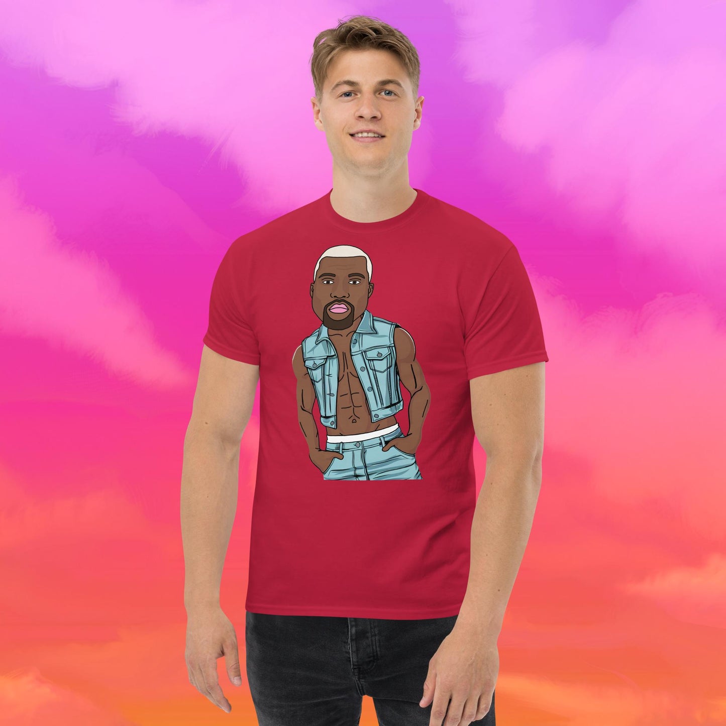 Kanye West Ye Yeezy Hip Hop tee Cardinal T-shirts Kanye West Music Next Cult Brand