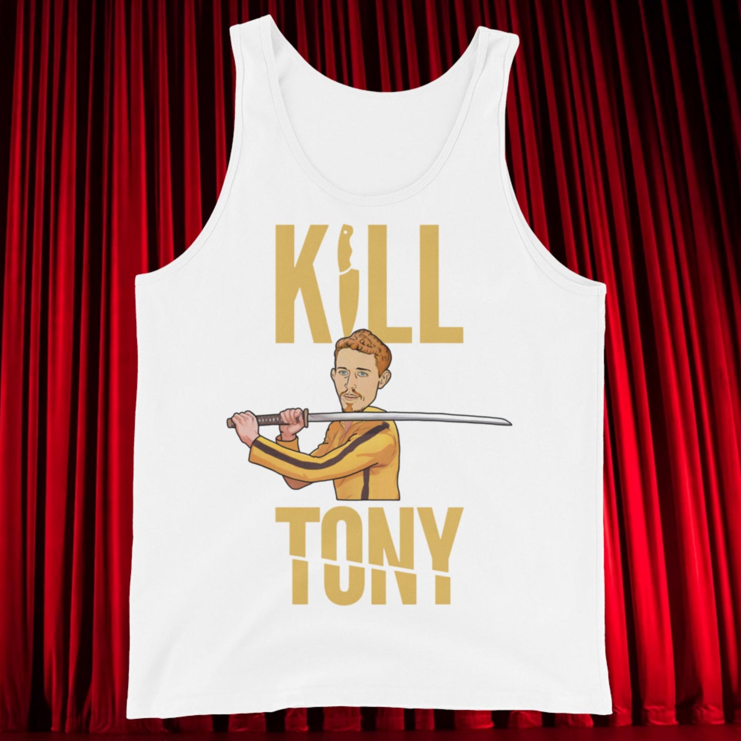 Kill Tony Hinchcliffe Kill Bill Funny Podcast Tank Top White Tank Tops Kill Tony Podcasts Stand-up Comedy Tony Hinchcliffe Next Cult Brand