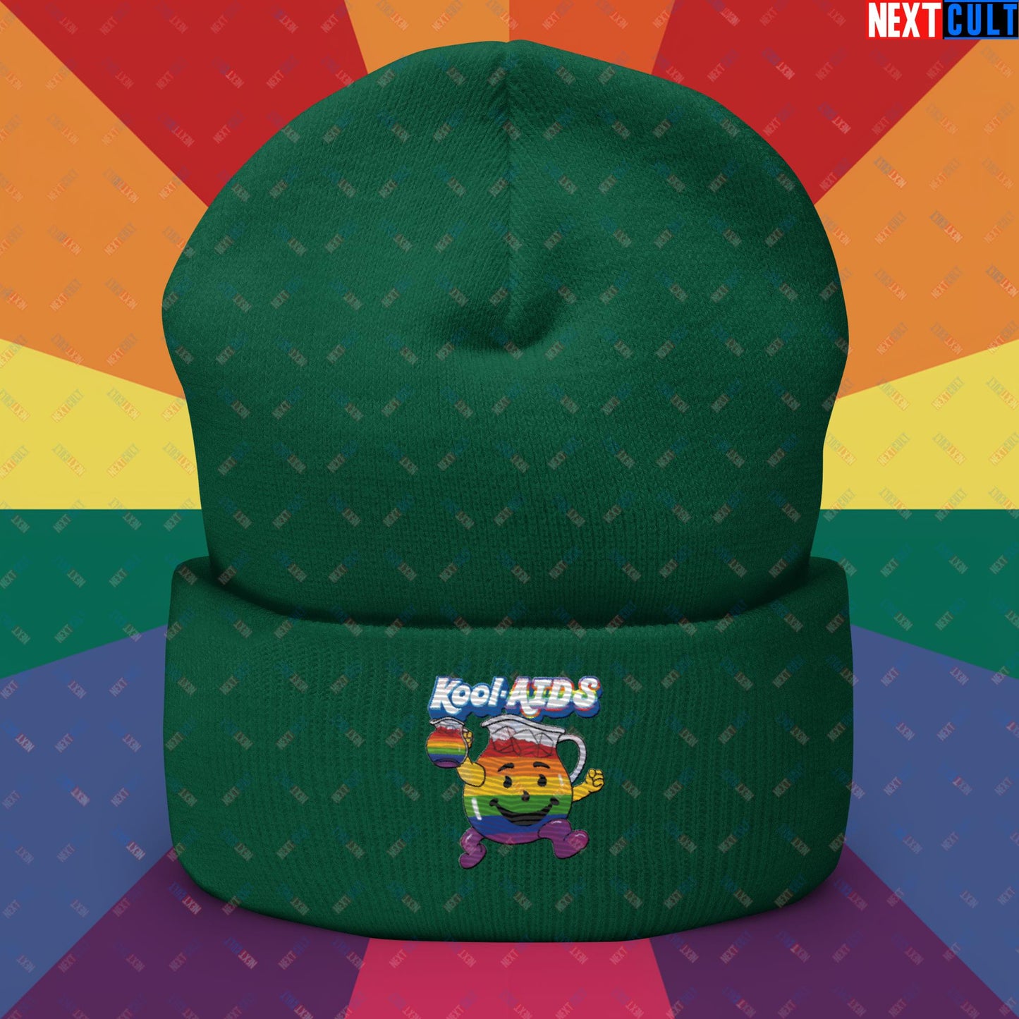 Kool-AIDS Cuffed Beanie Spruce Hats LGBTQ+ Next Cult Brand