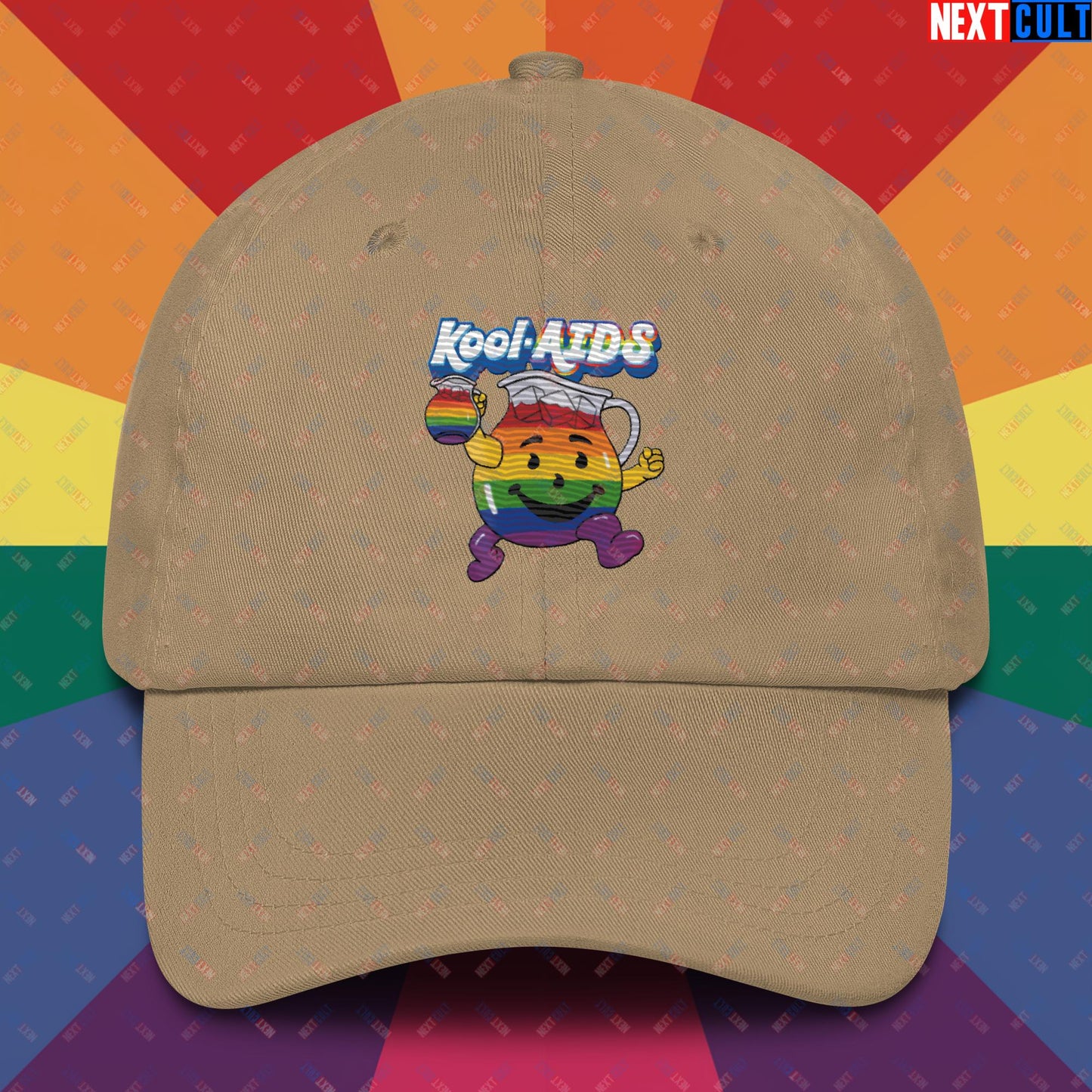 Kool-AIDS Dad hat Khaki Hats LGBTQ+ Next Cult Brand