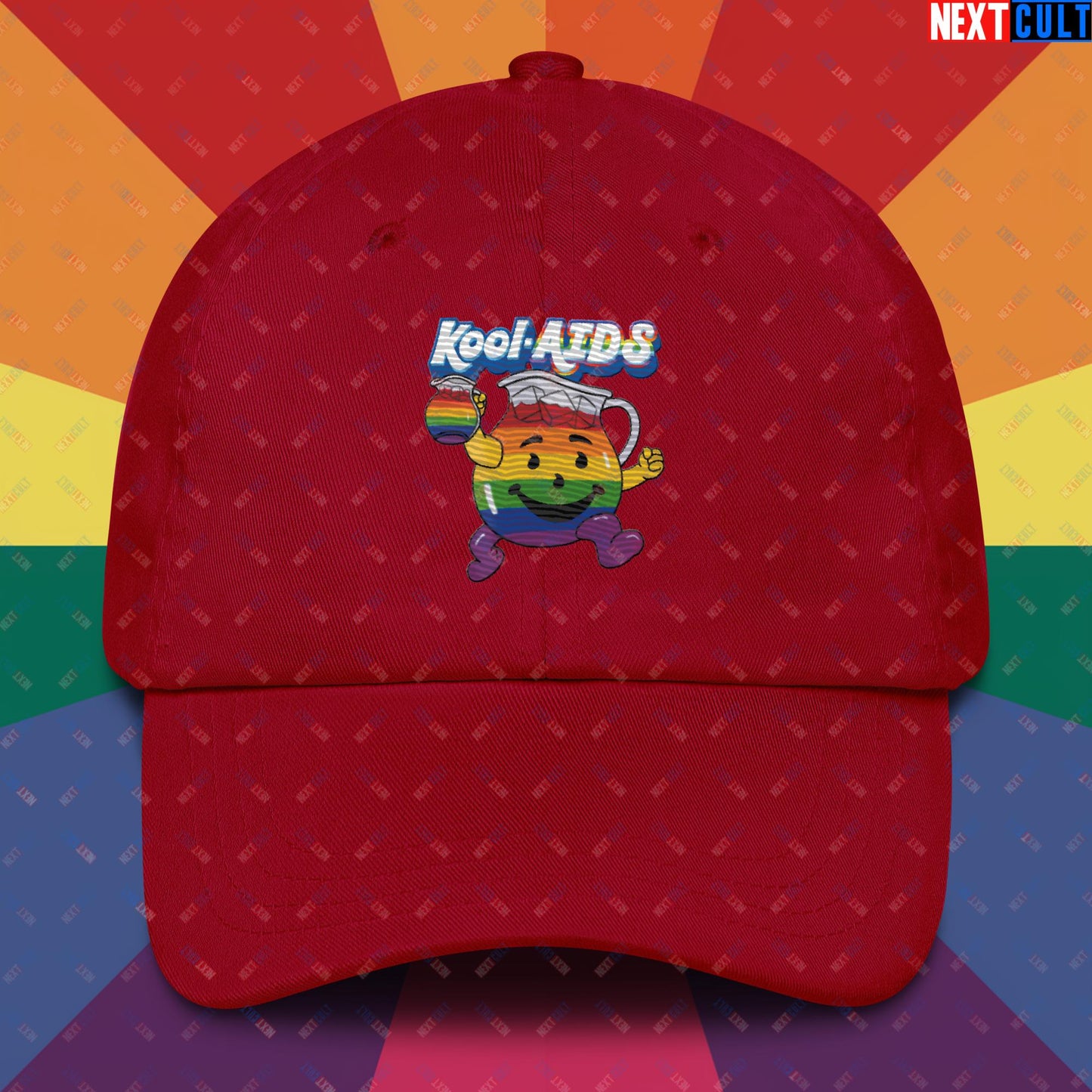 Kool-AIDS Dad hat Cranberry Hats LGBTQ+ Next Cult Brand