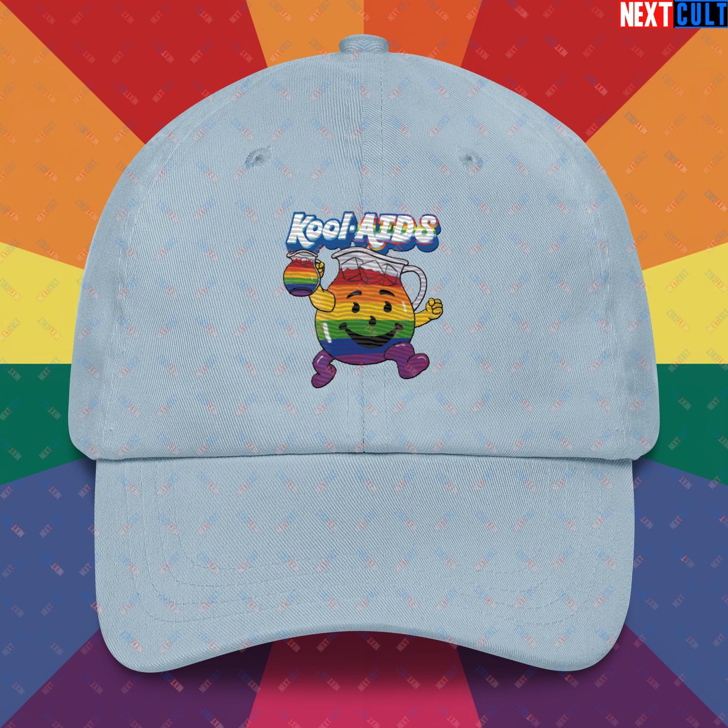 Kool-AIDS Dad hat Light Blue Hats LGBTQ+ Next Cult Brand
